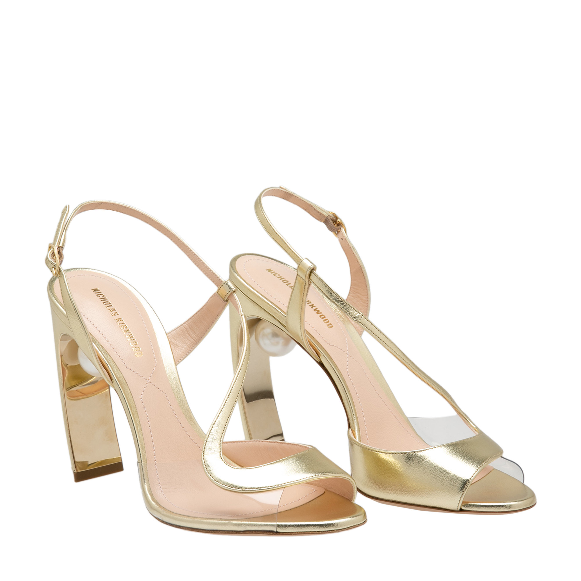 

Maeva pearl sandals, Gold