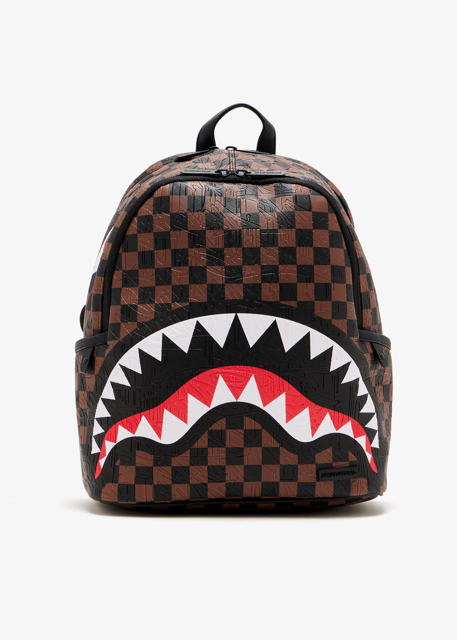 

Check embossed savage backpack, Printed