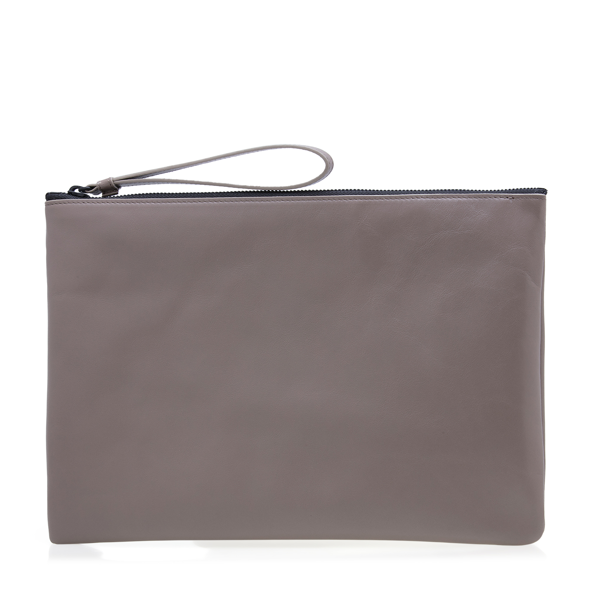 

Leather pouch, Grey