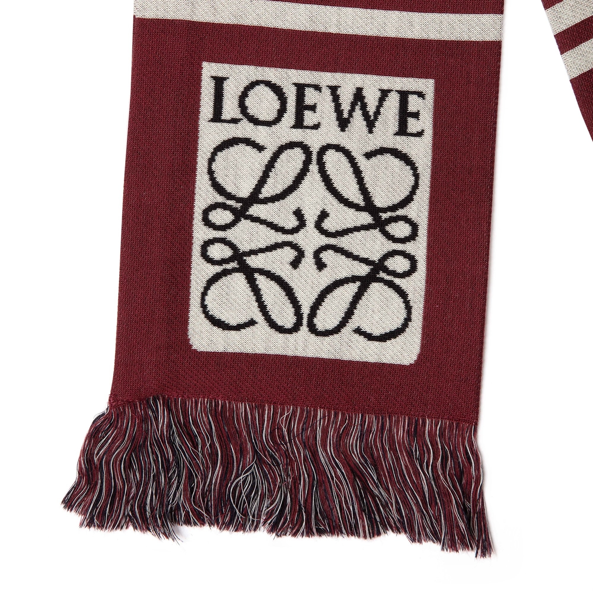 

Logo scarf, Red