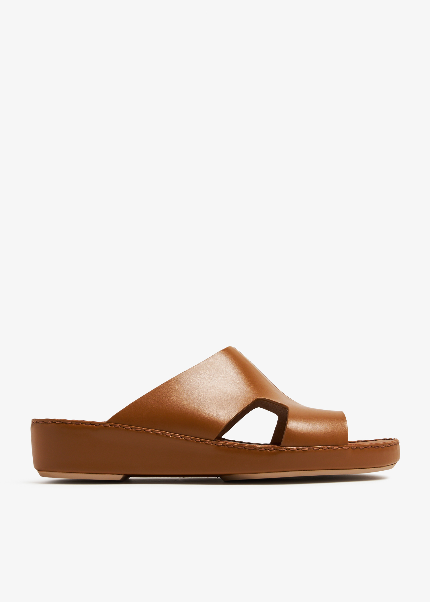 Drifted Square sandals, Brown
