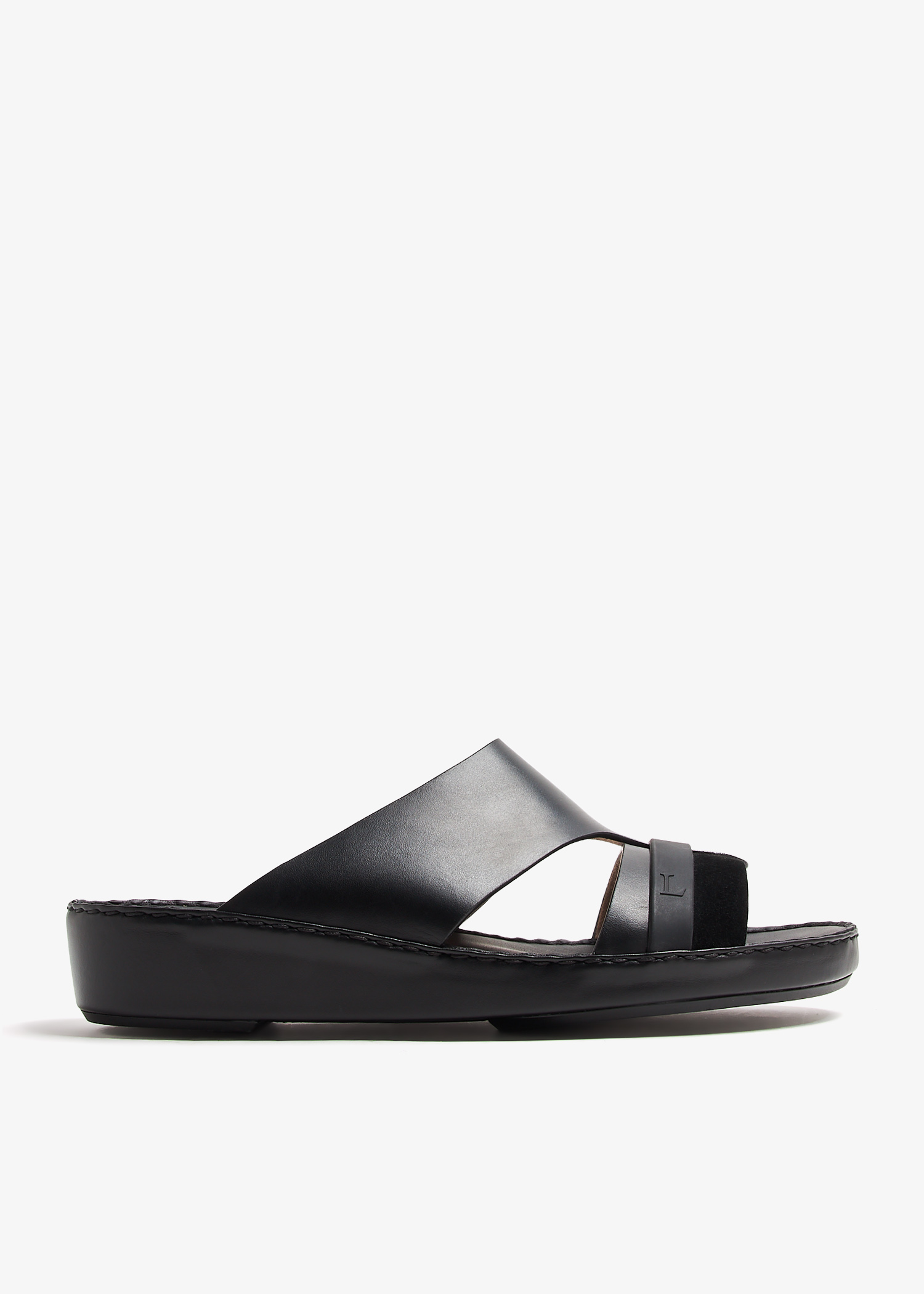 

Rubber Grip sandals, Black