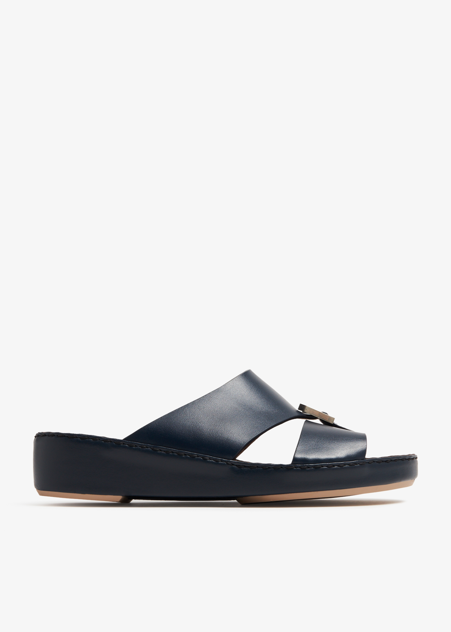 

Belt Buckle Up sandals, Blue