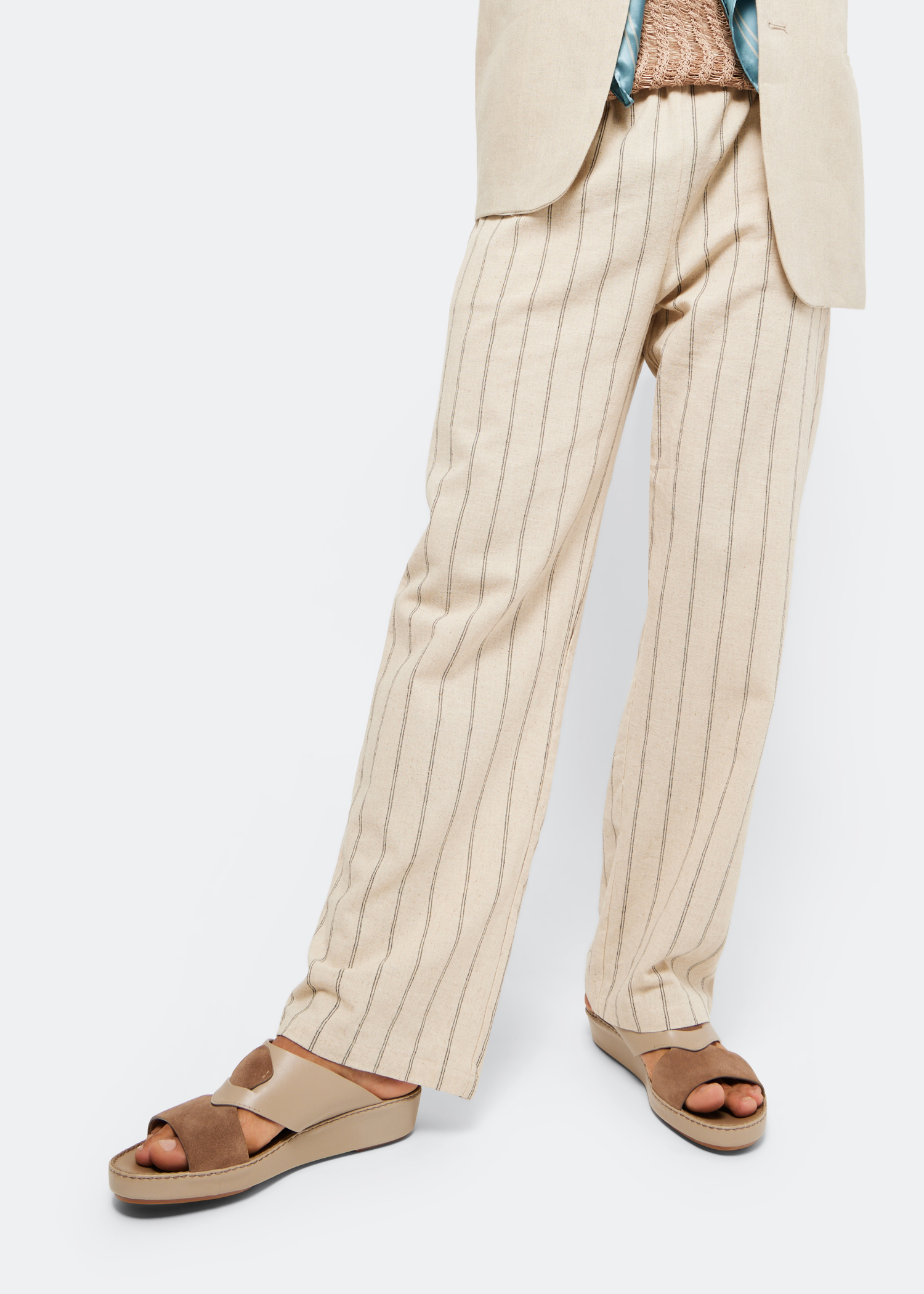 

Envelope Crown sandals, Brown