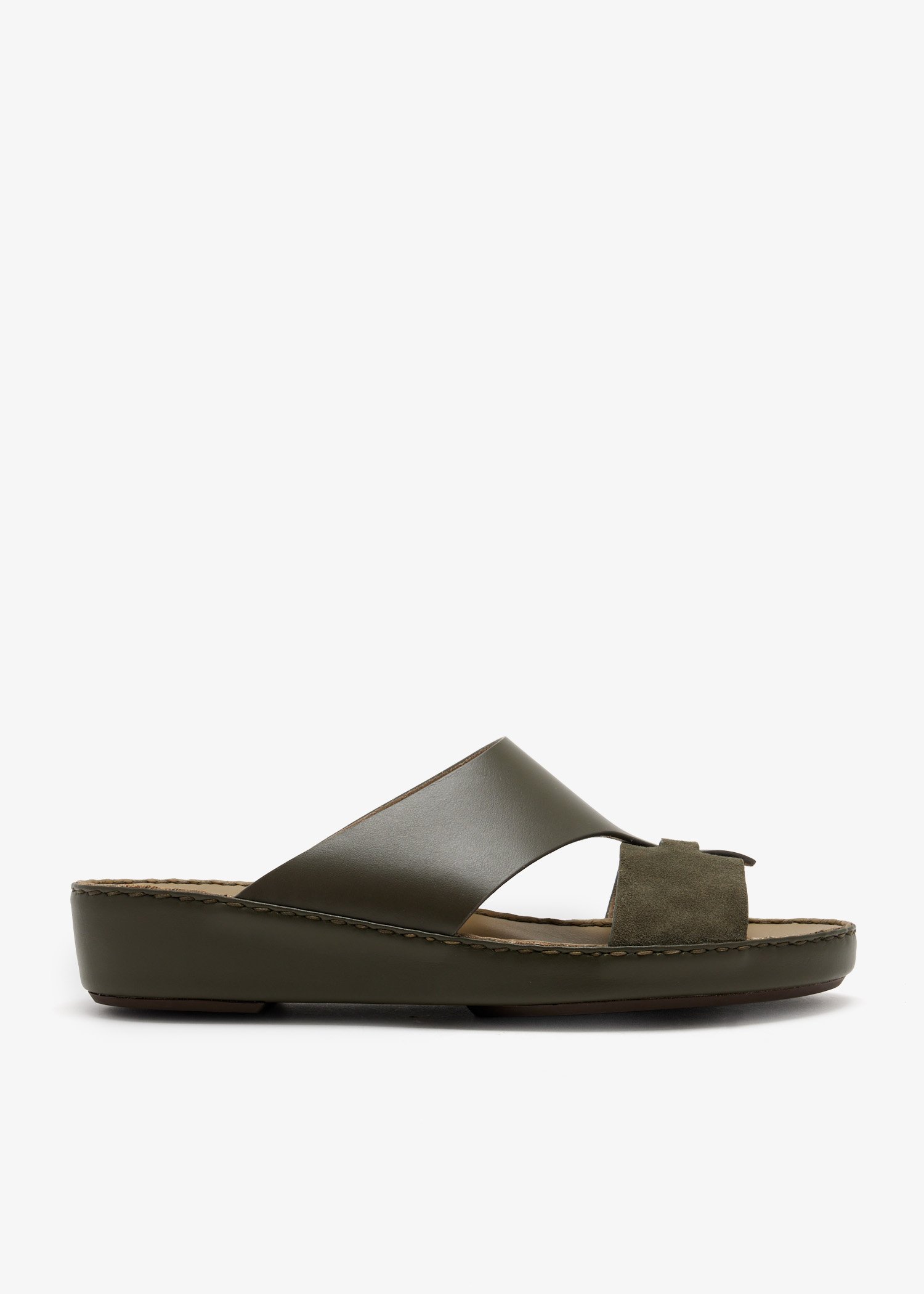 

Looped Belt sandals, Khaki