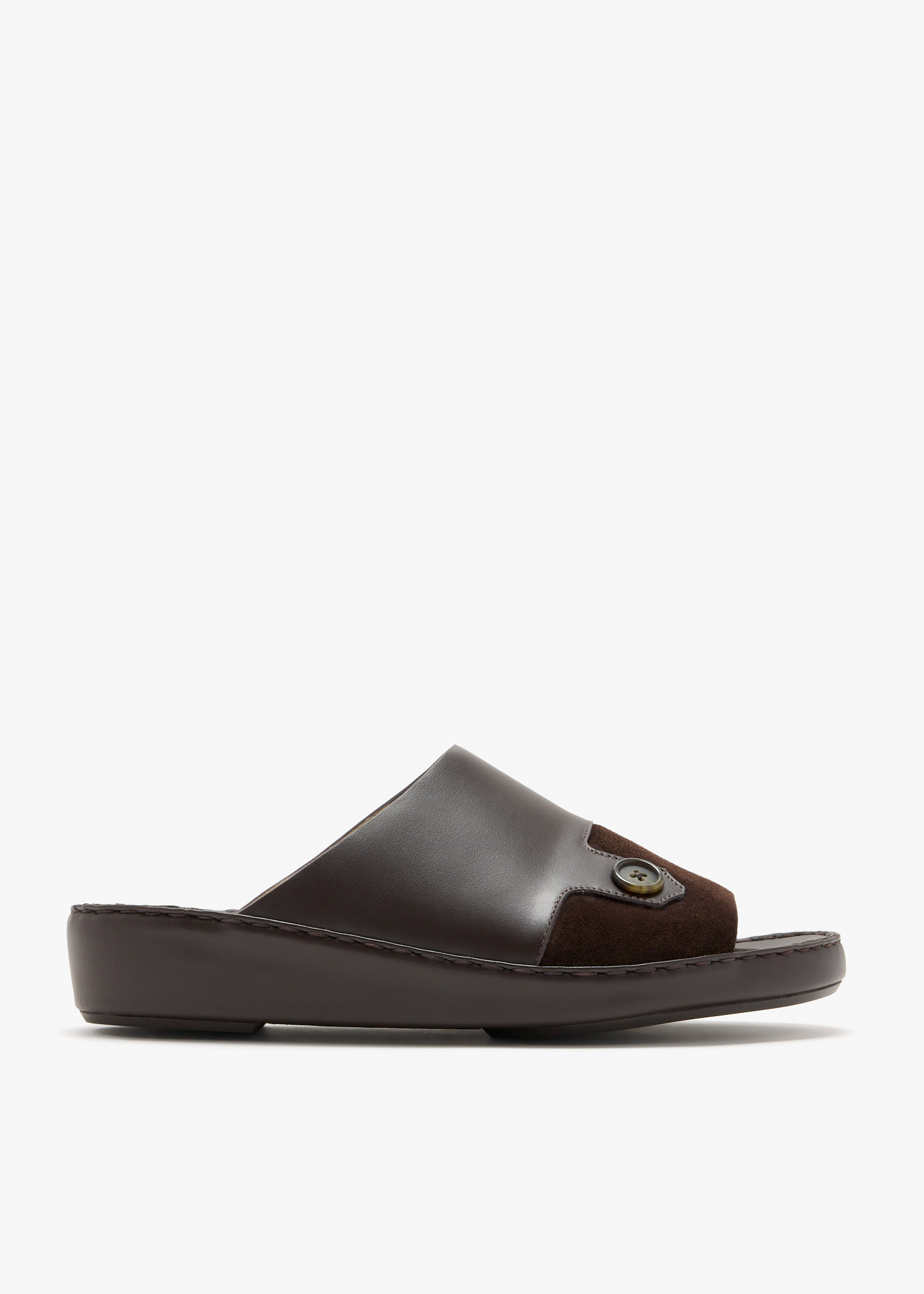 

Dot sandals, Brown