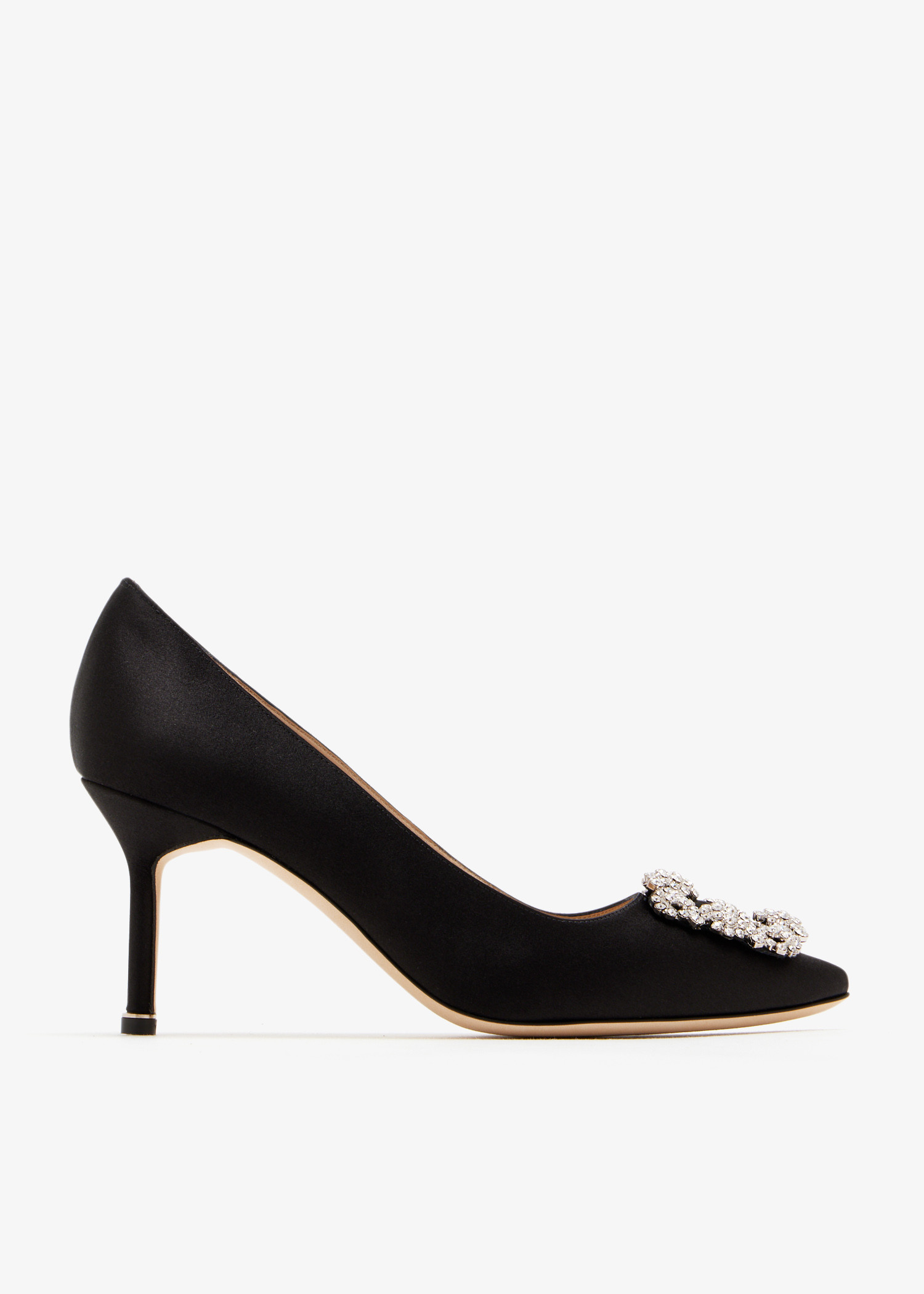 

Hangisi satin pumps, Black