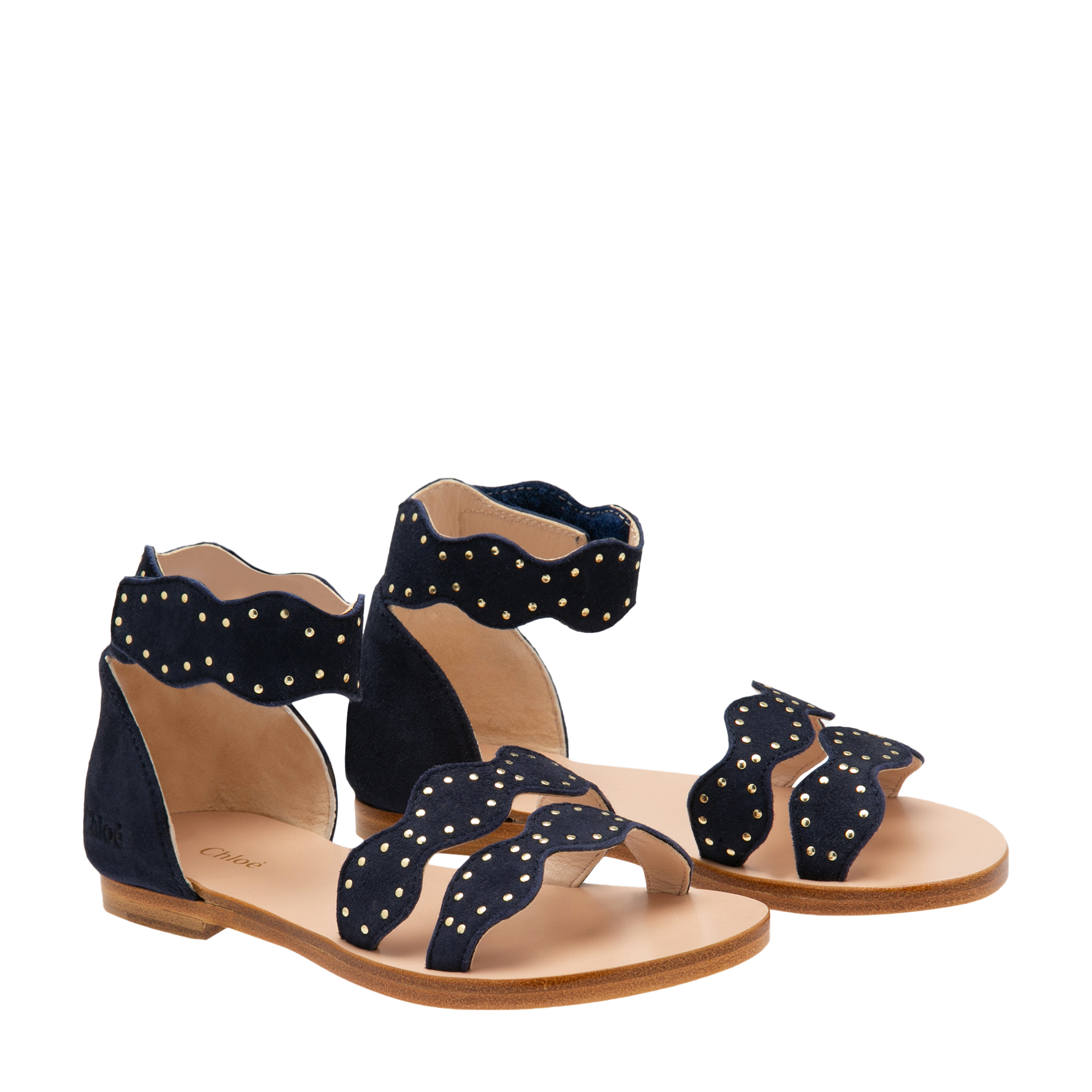 

Suede sandals, Blue