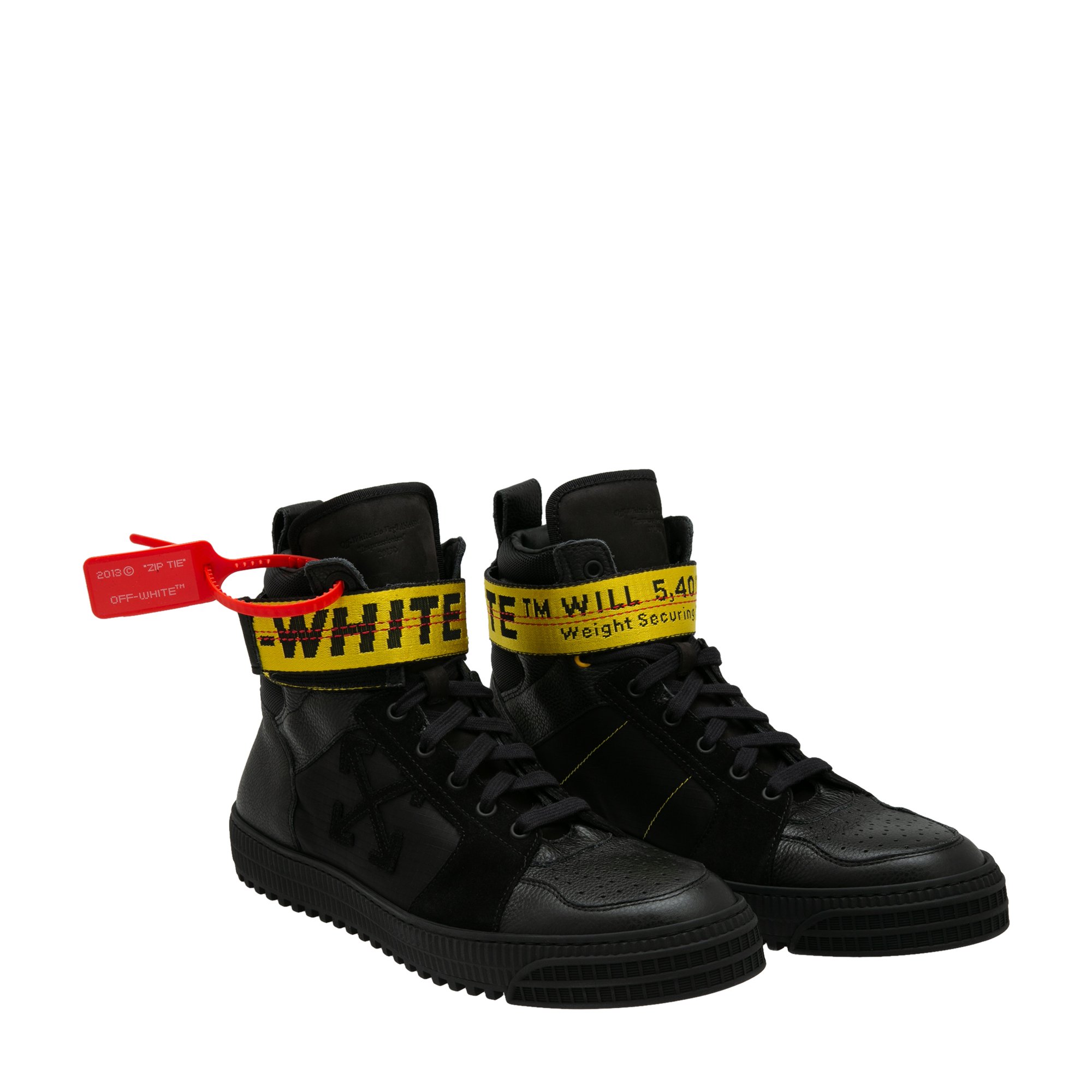 

Industrial Belt high-top sneakers, Black