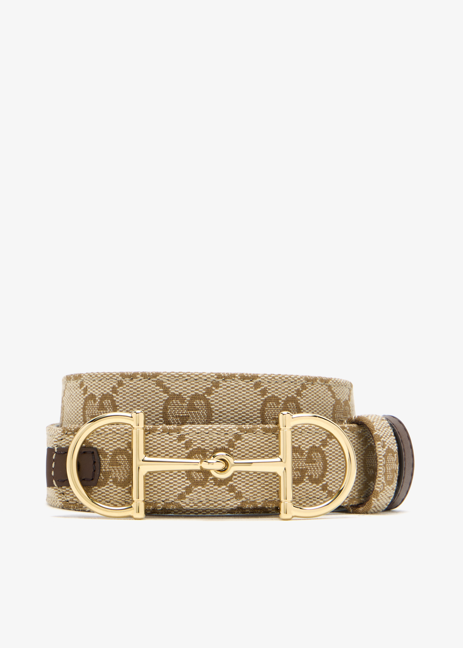 

Horsebit buckle reversible belt, Printed