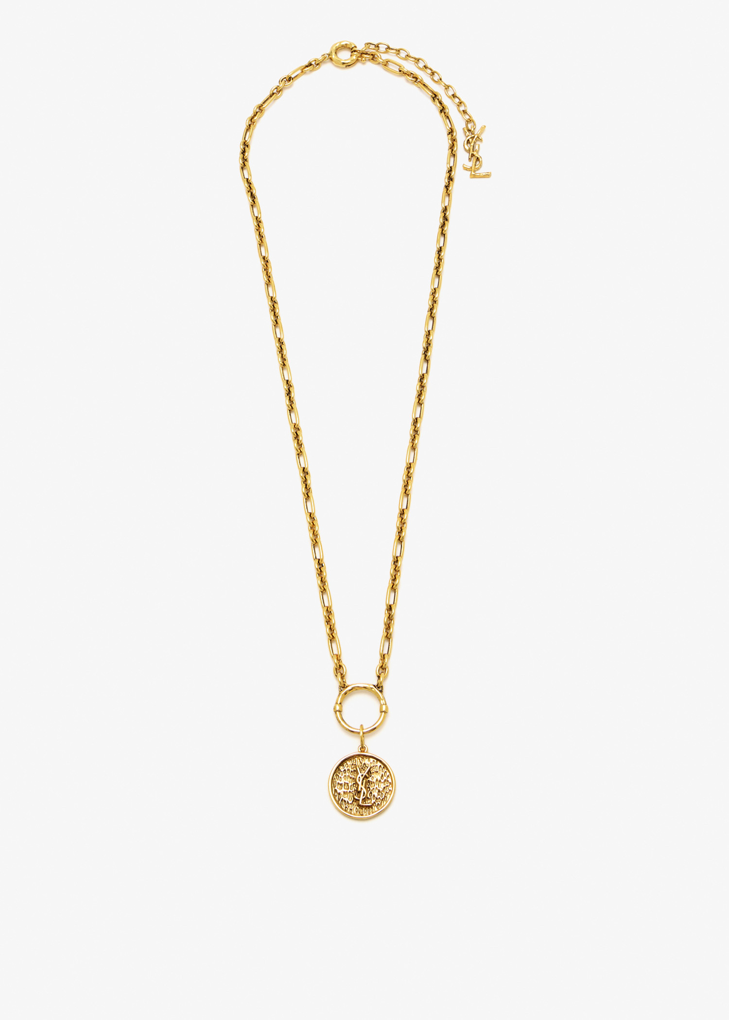 

Cassandre medallion necklace, Gold