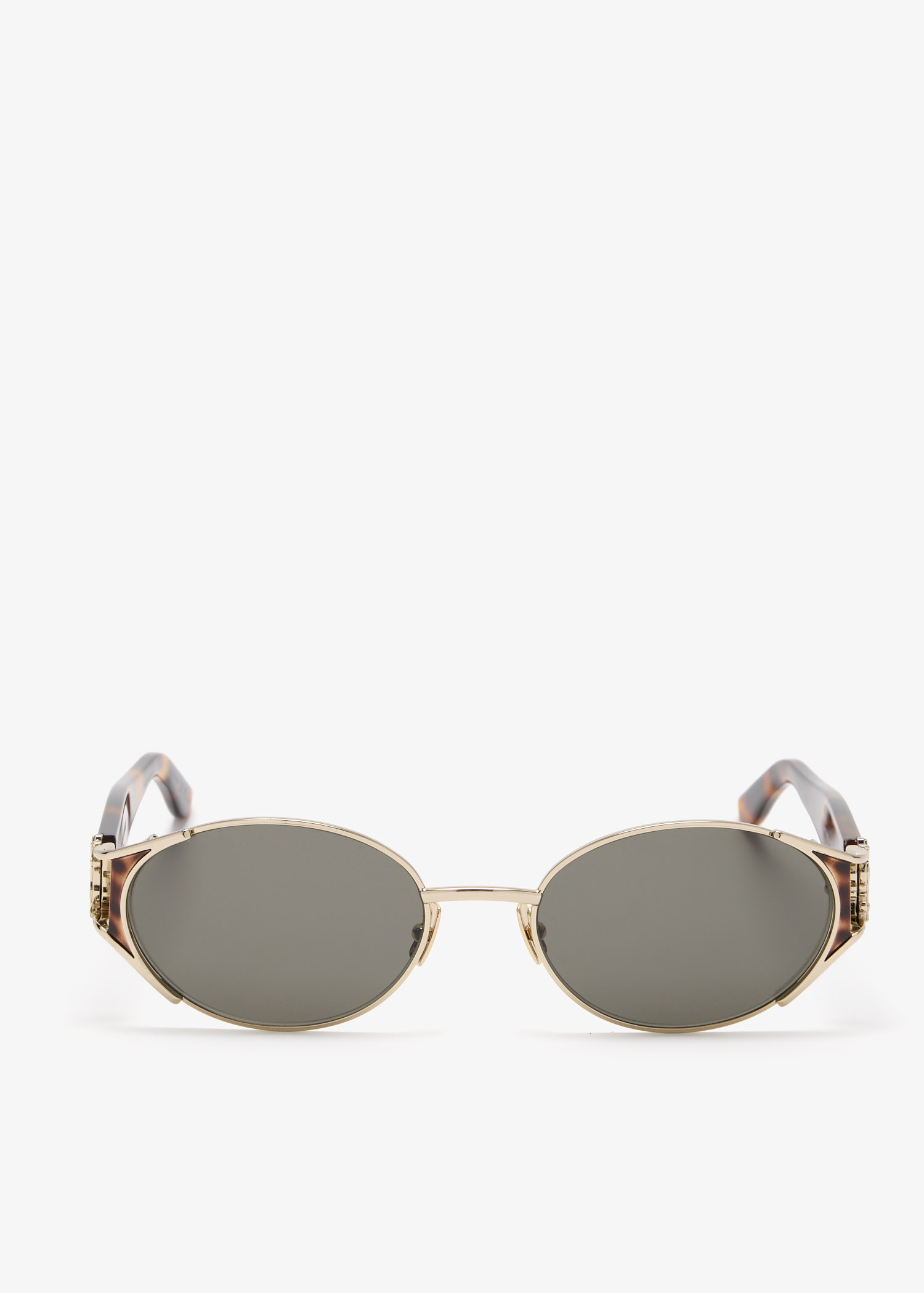 

Oval sunglasses, Gold