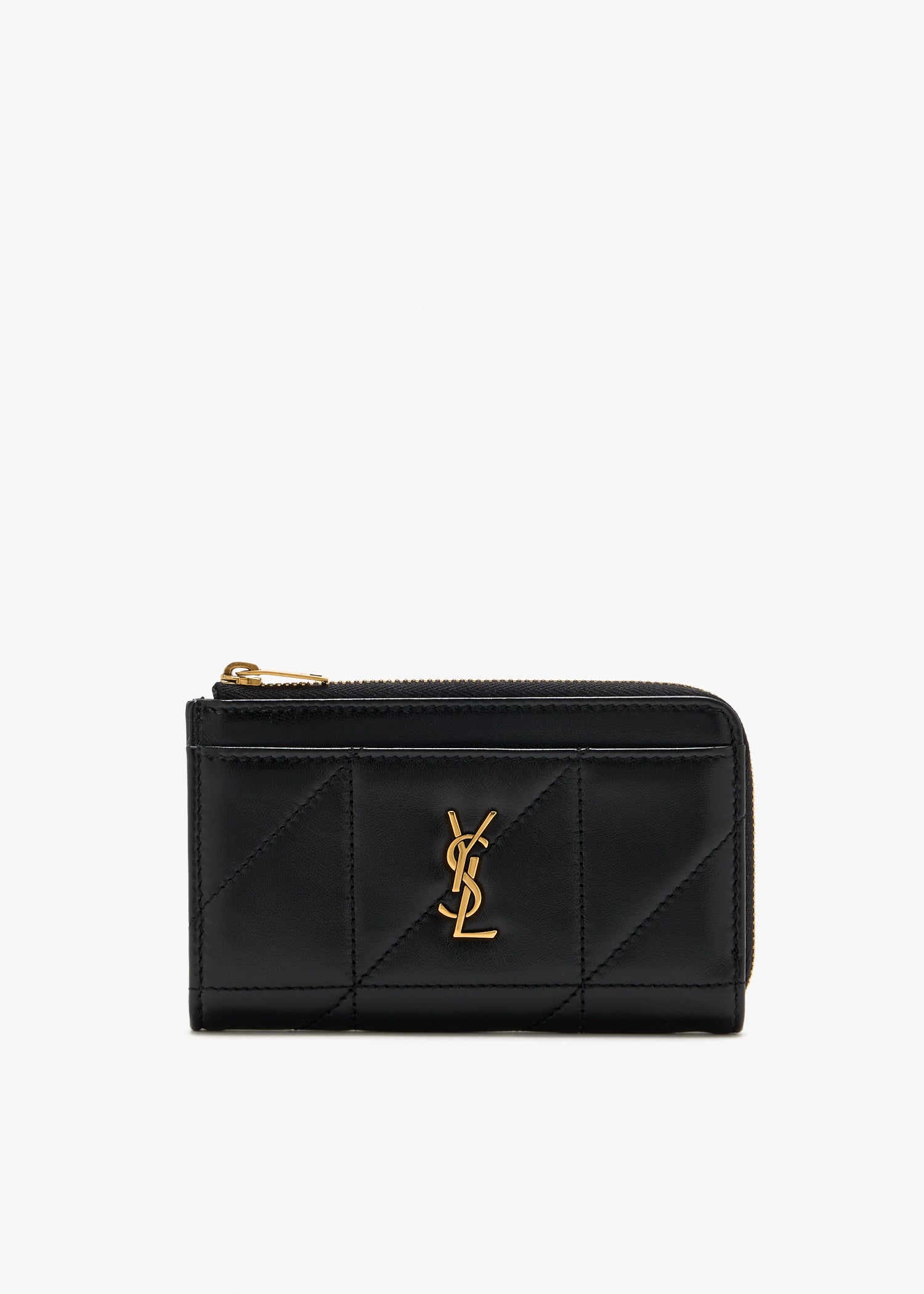 

Jamie zip card case, Black
