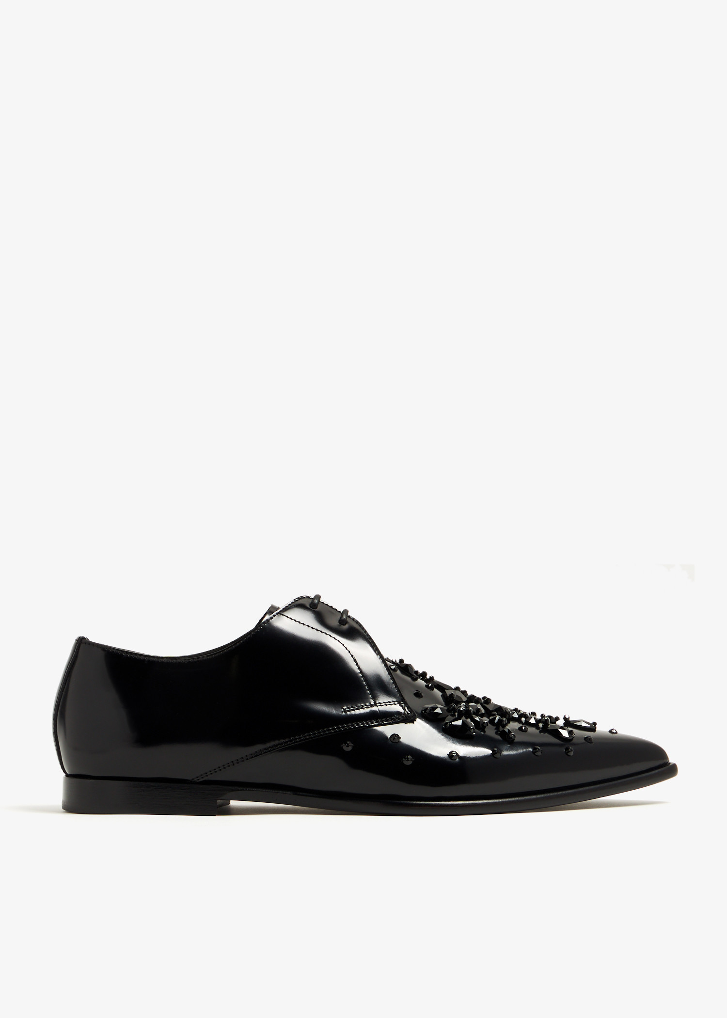 

Calfskin Derby shoes, Black