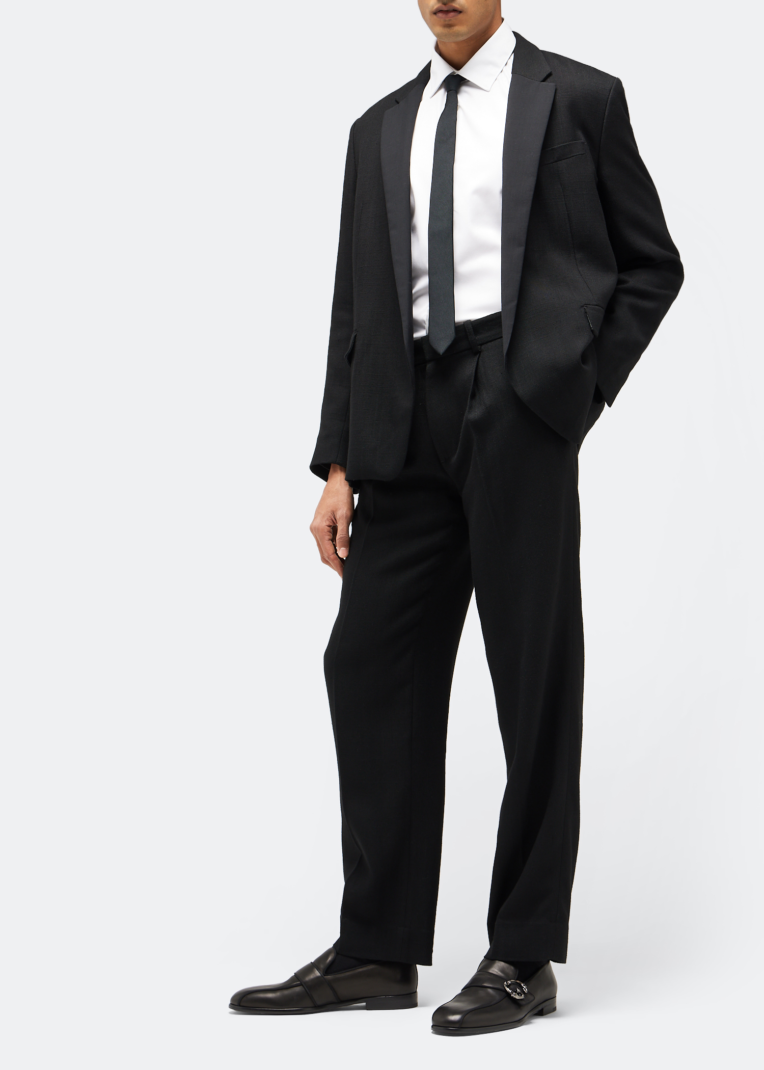 

DG calfskin loafers, Black