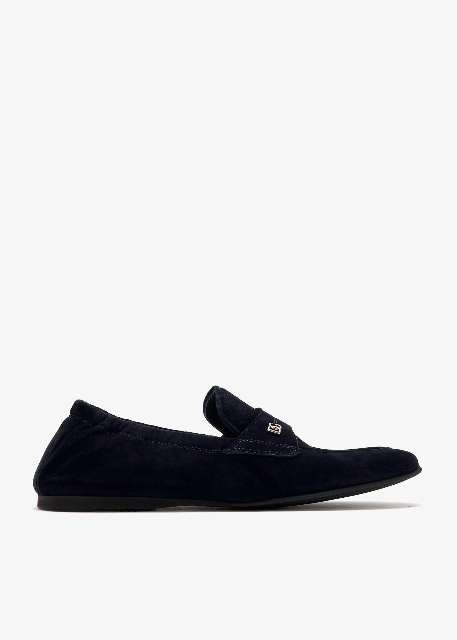 

Calfskin slippers, Blue