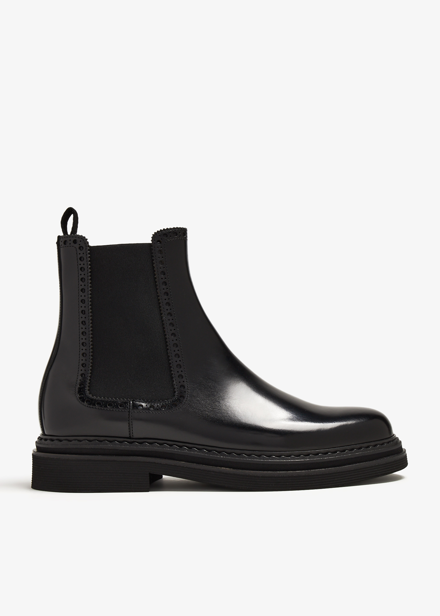 

Leather Chelsea boots, Black