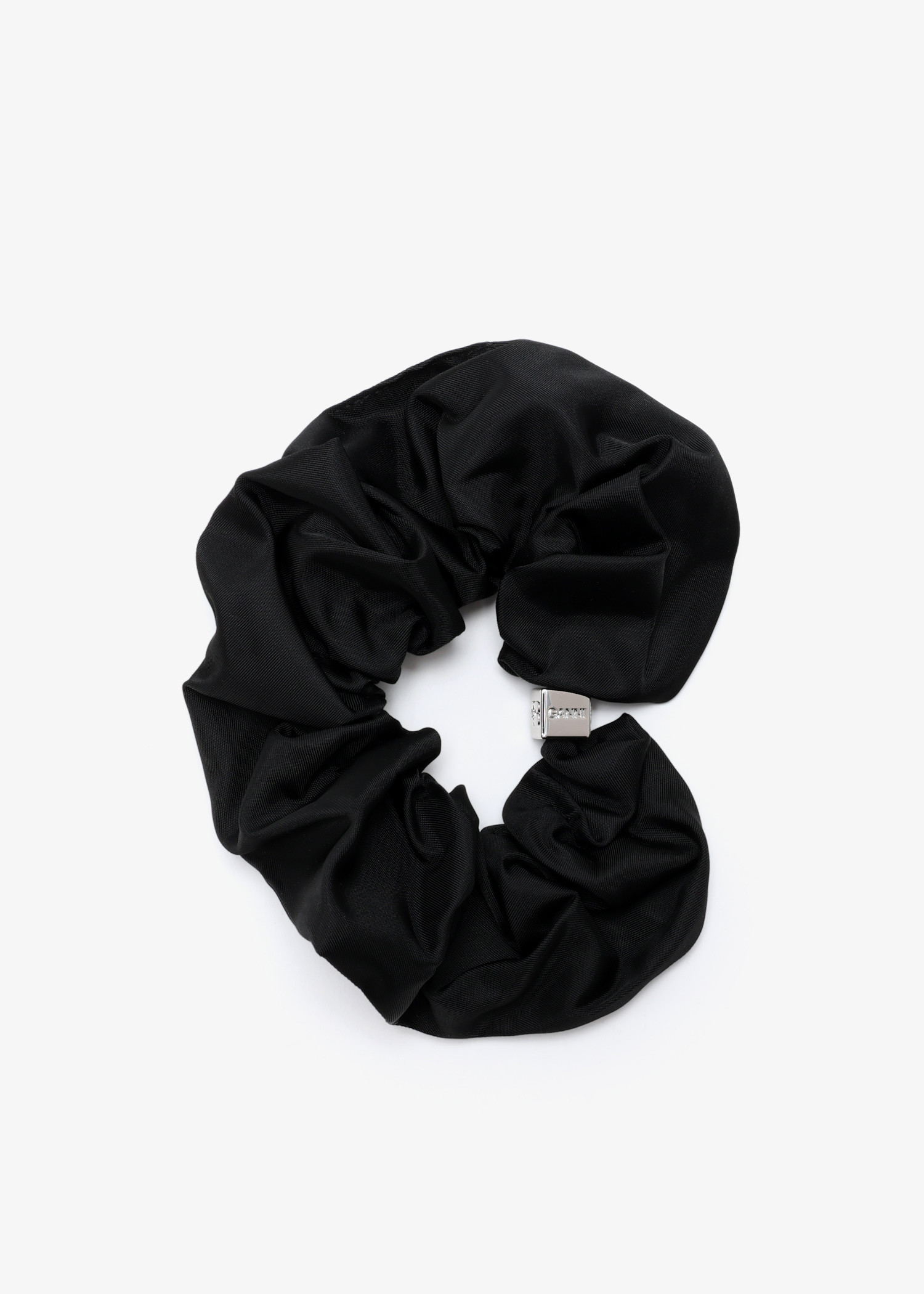 

Duchesse nylon scrunchie, Black