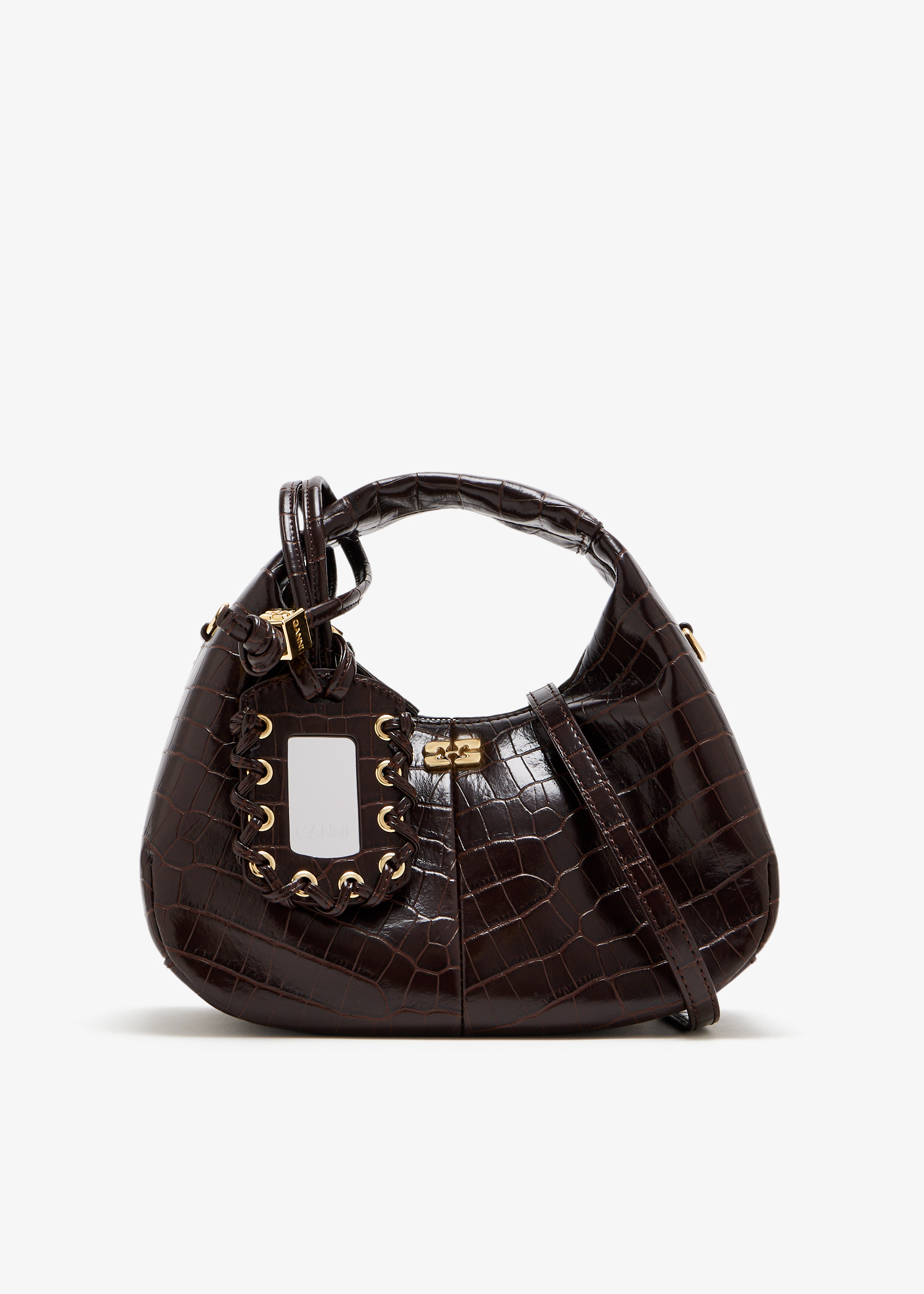 

Hobo mini bag, Brown