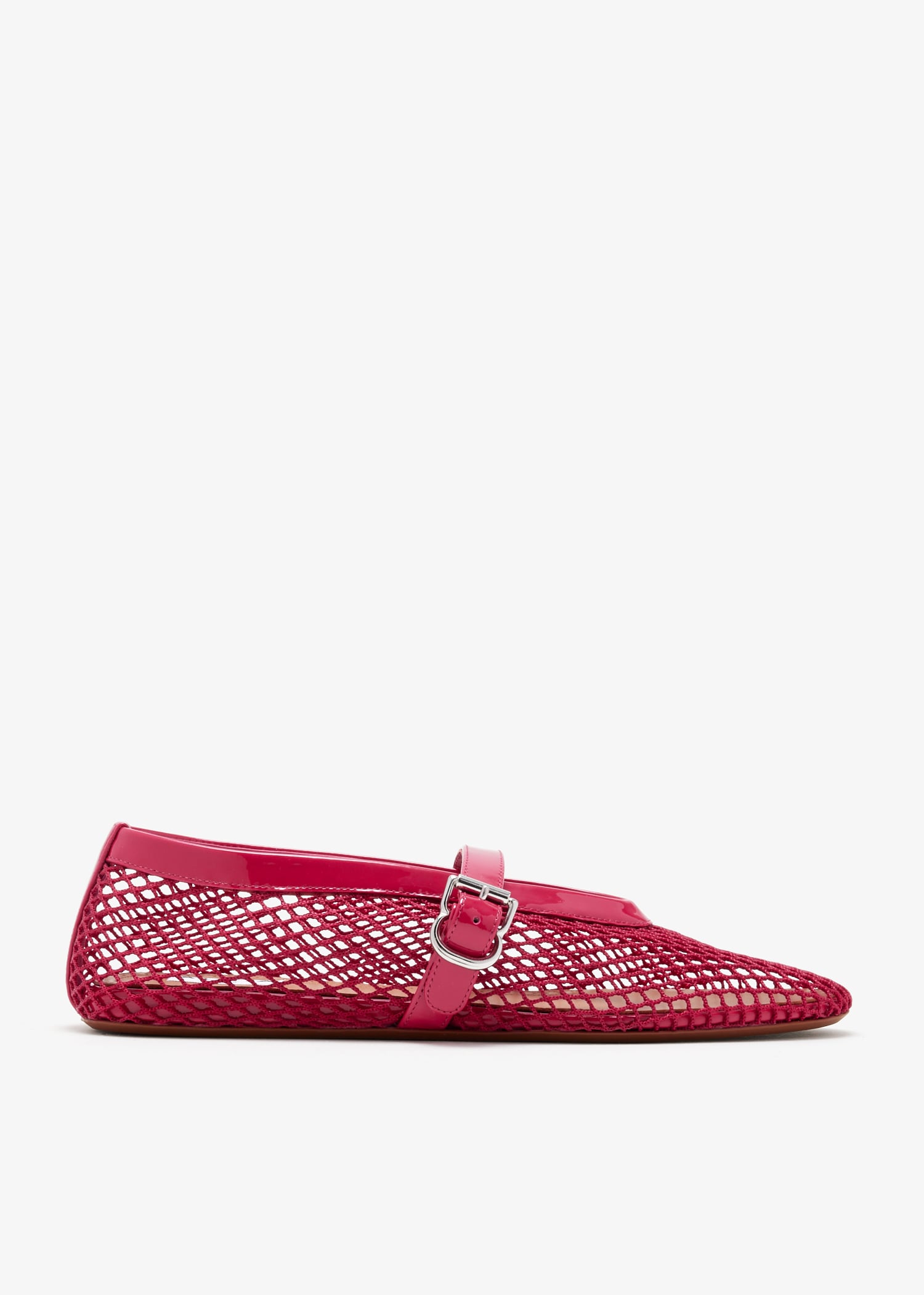 

Fishnet ballerinas, Red