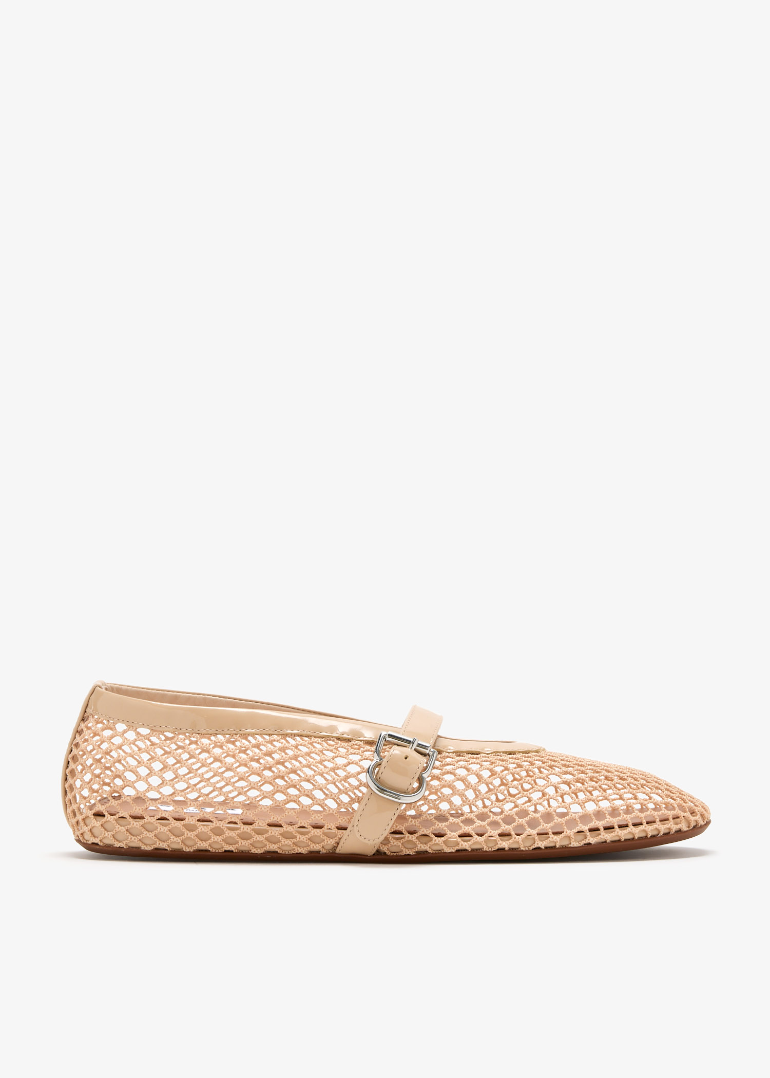 

Fishnet ballerinas, Beige