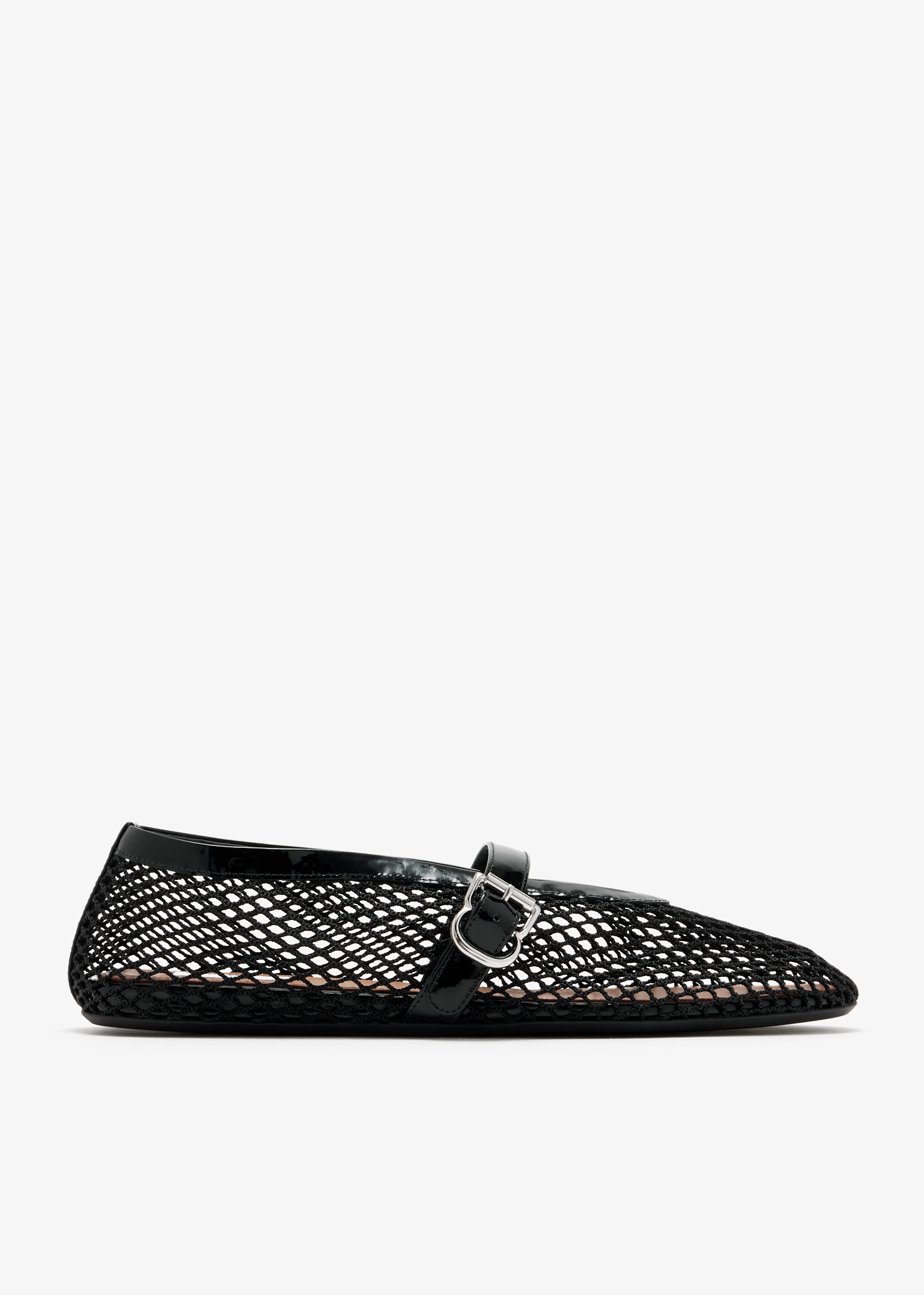 

Fishnet ballerinas, Black
