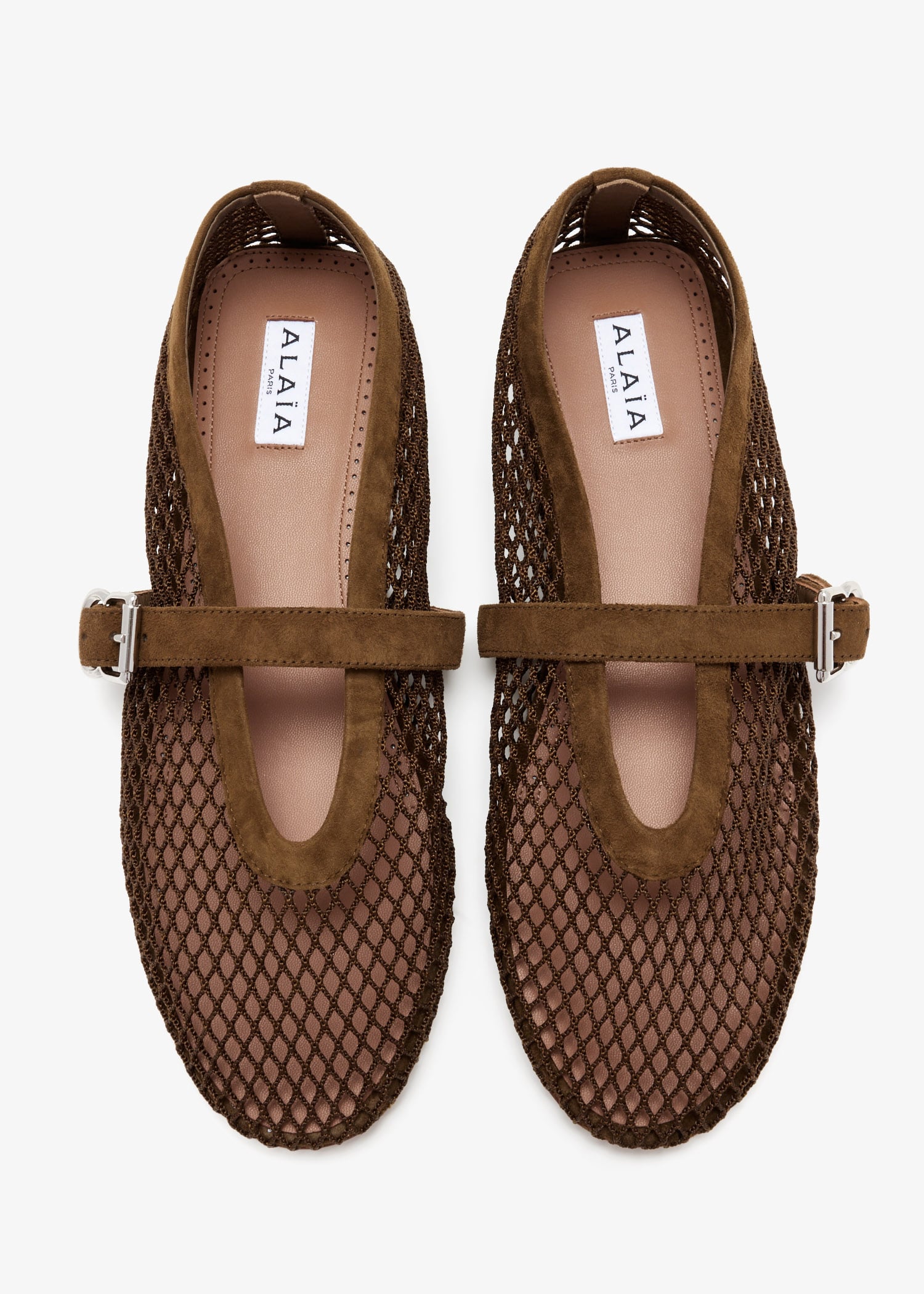 

Fishnet ballerinas, Khaki