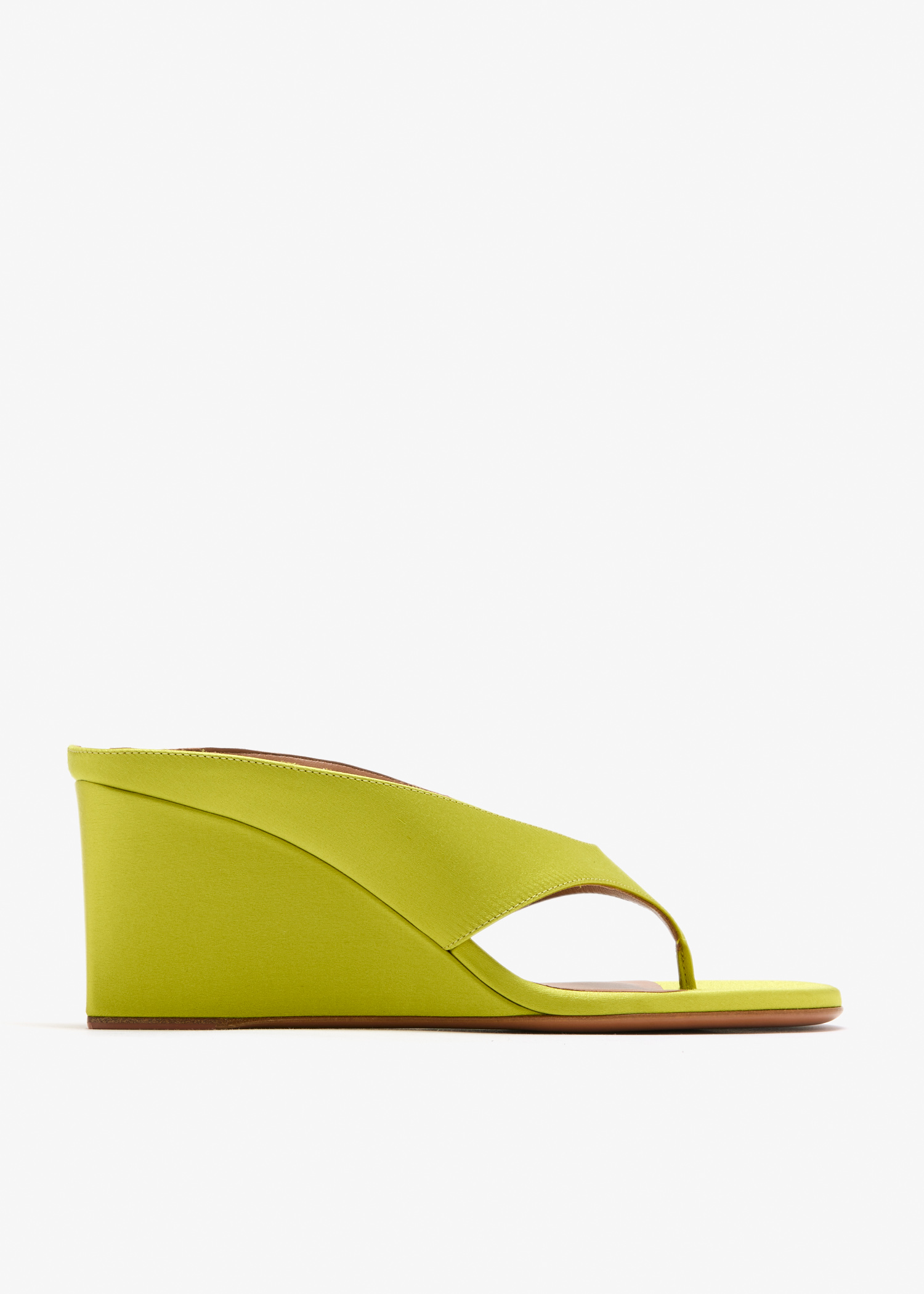 

Cube thong mules, Green