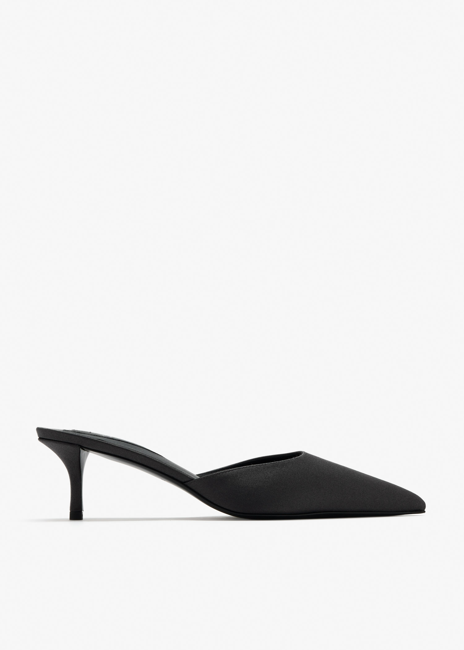 

Le Cœur satin mules, Black