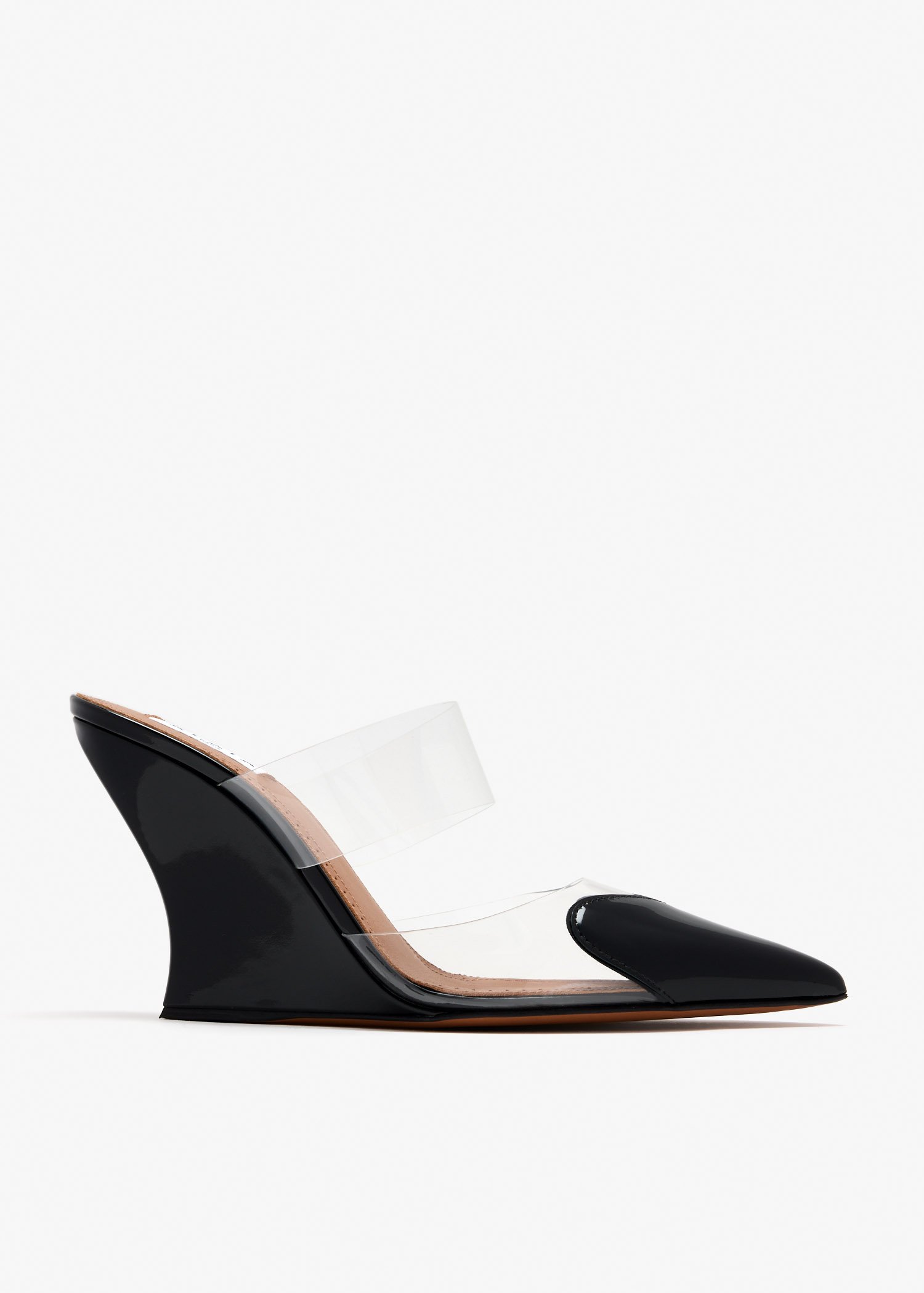 

Le Cœur wedge mules, Black