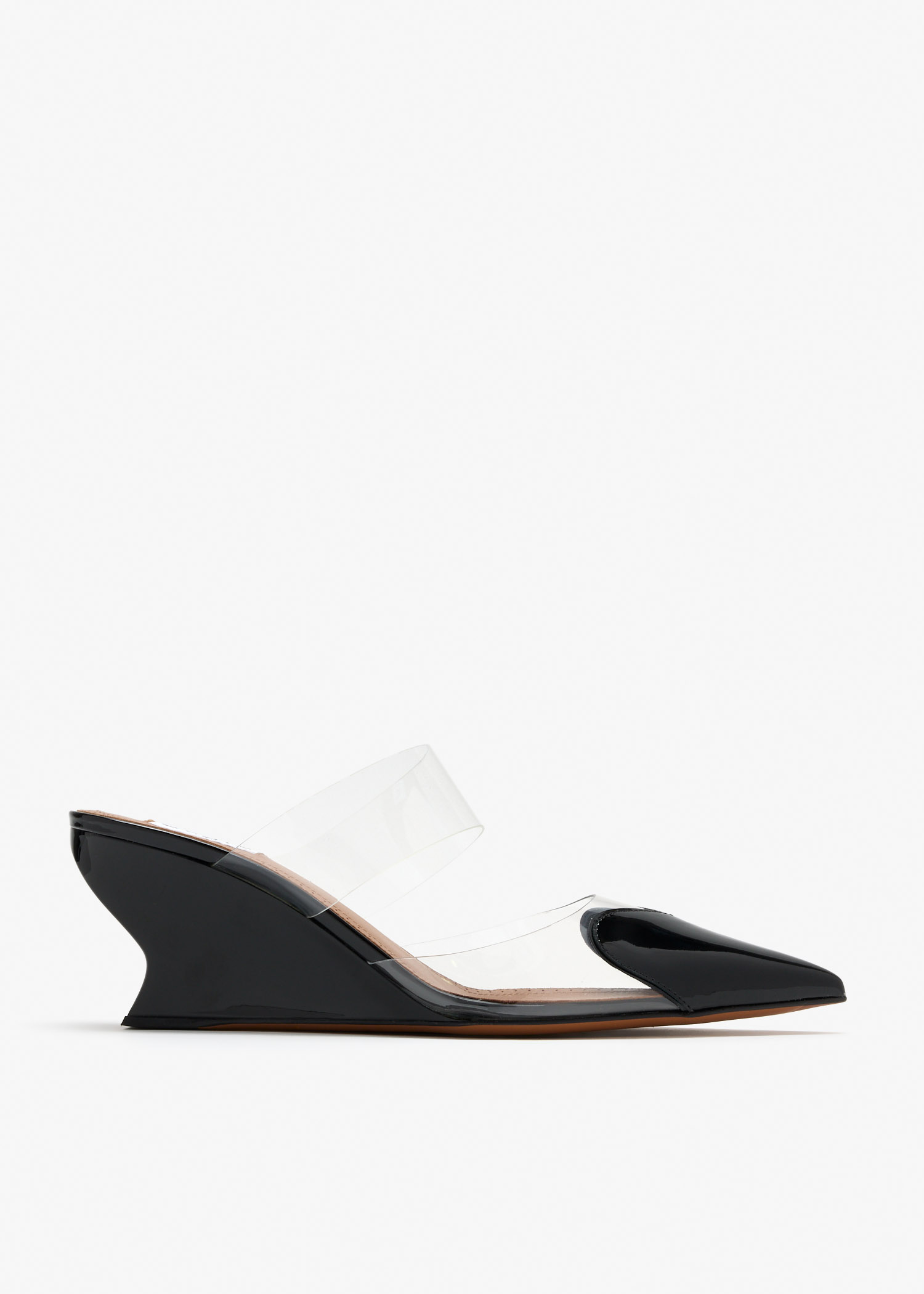 

Le Cœur wedge mules, Black