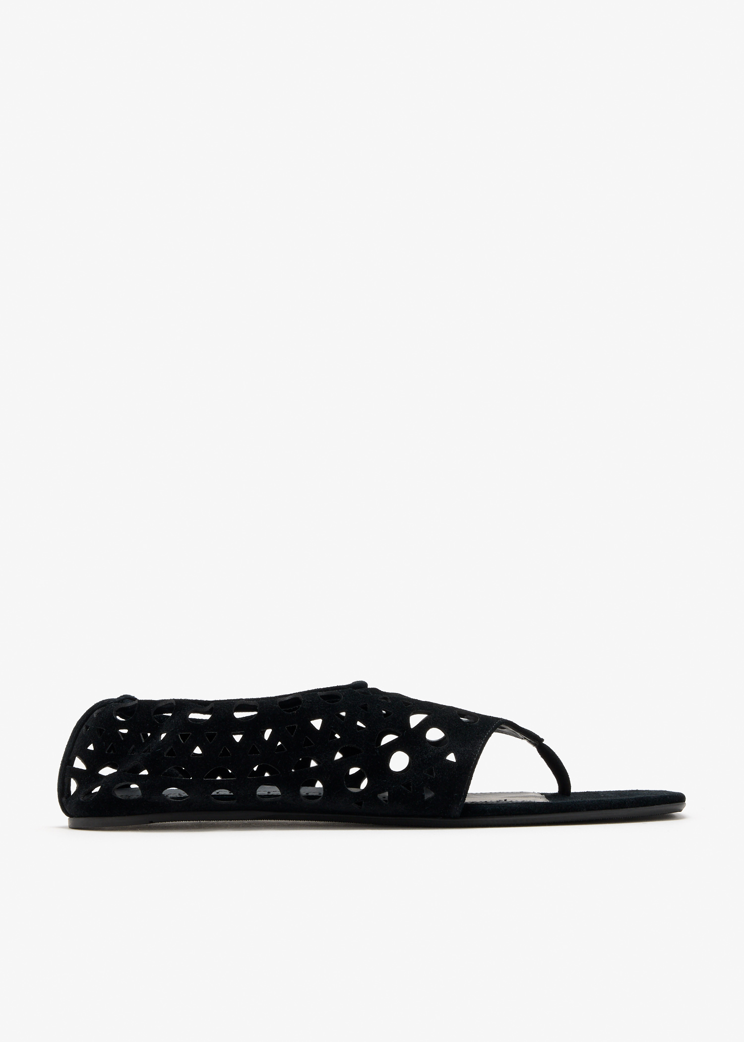 

Suede Vienne Thong sandals, Black