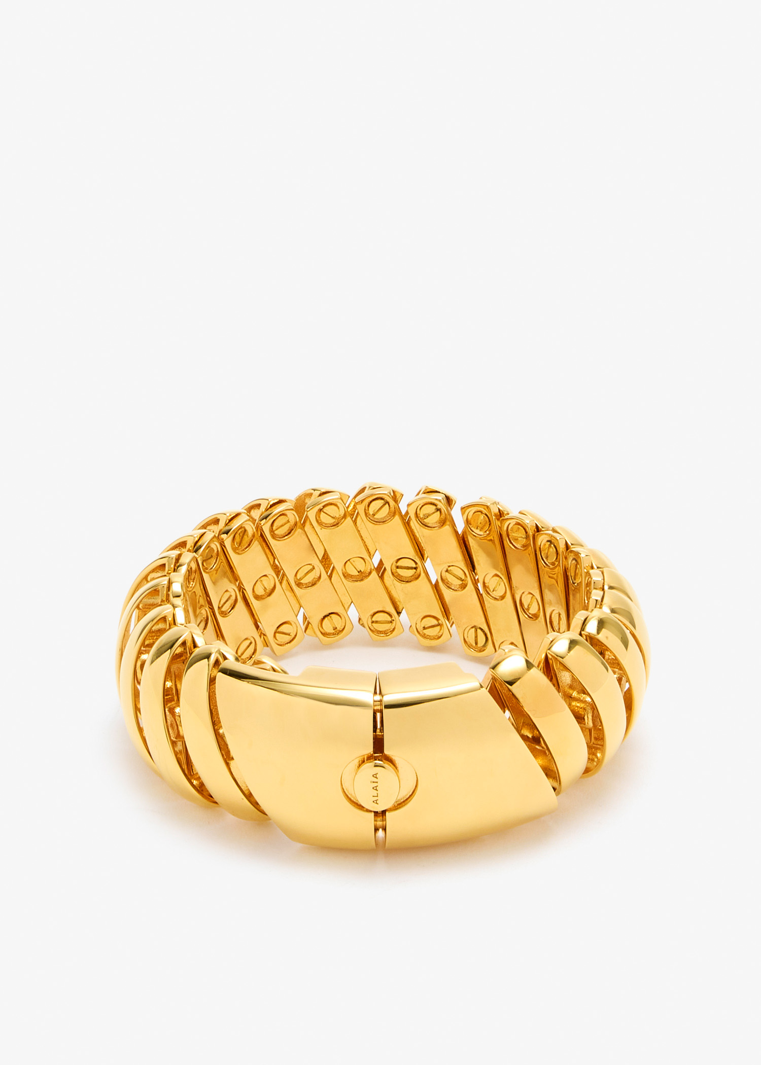 

Motion transformable necklace-bracelet, Gold