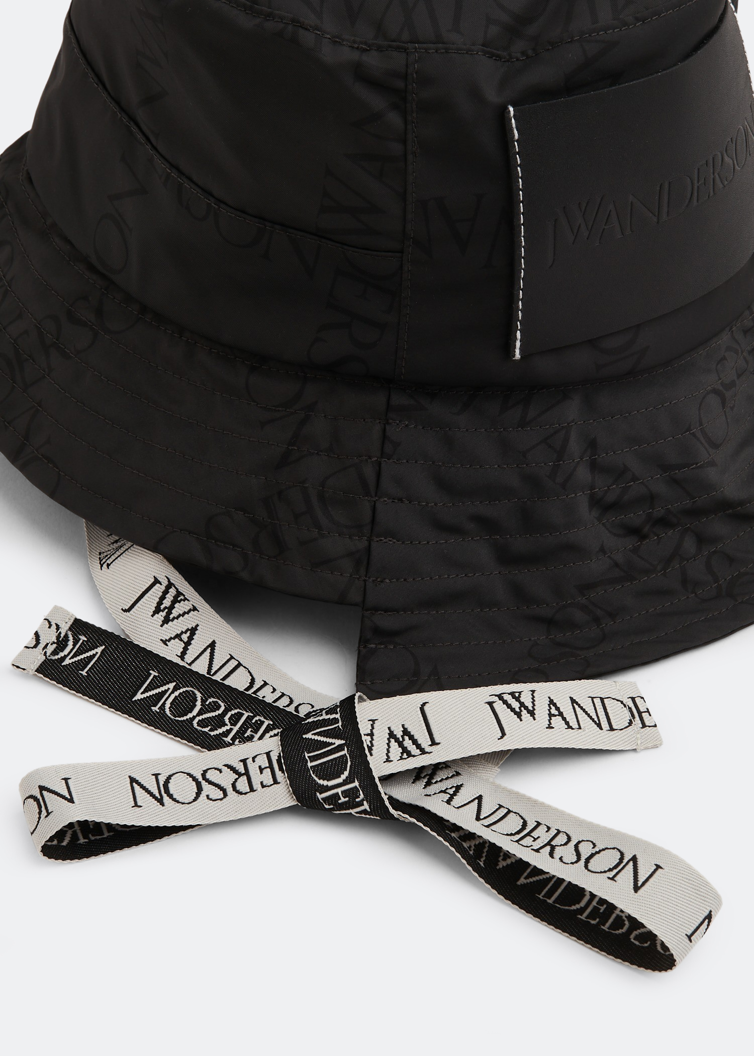 

Asymmetric bucket hat, Black