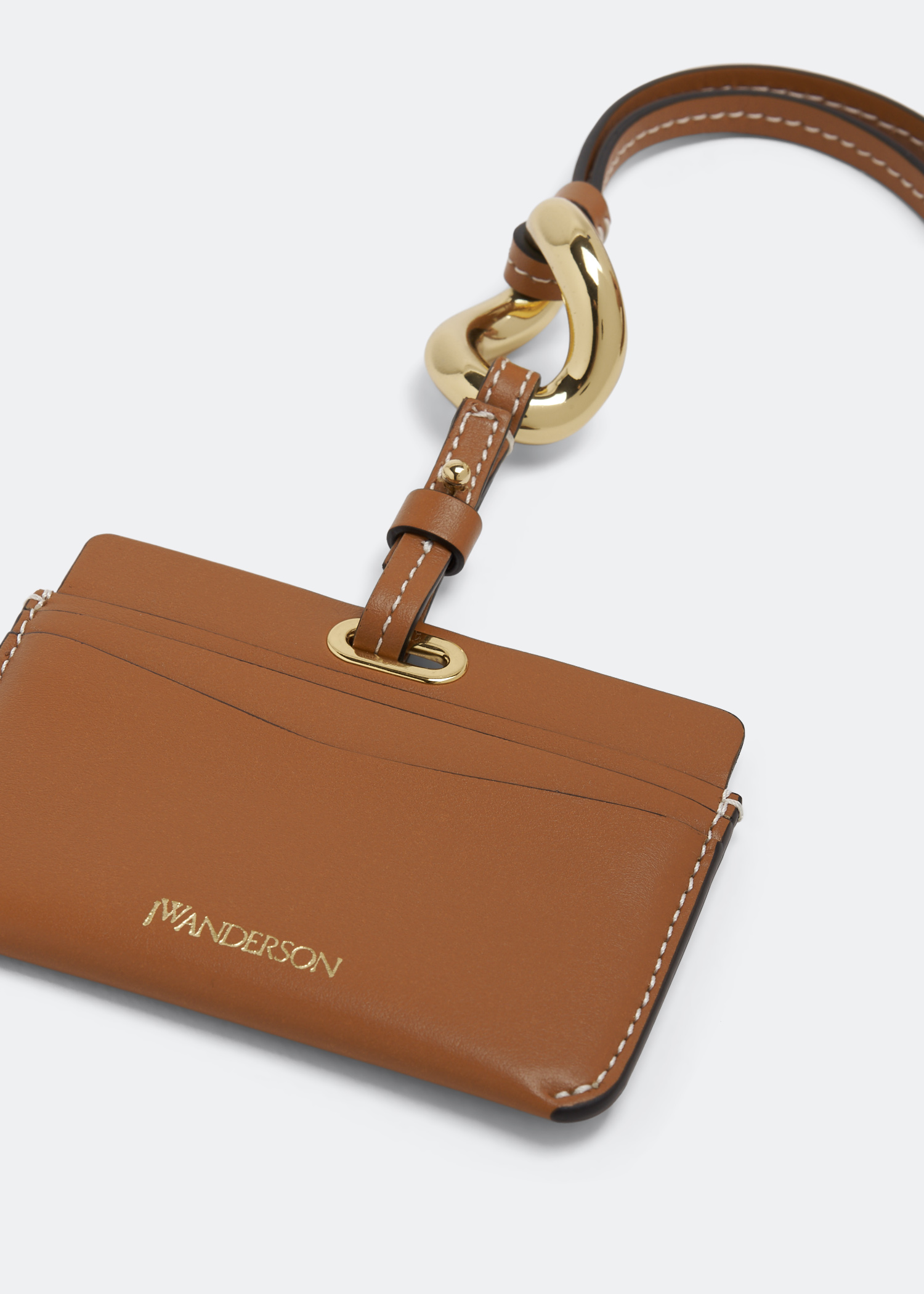 

Leather cardholder, Brown