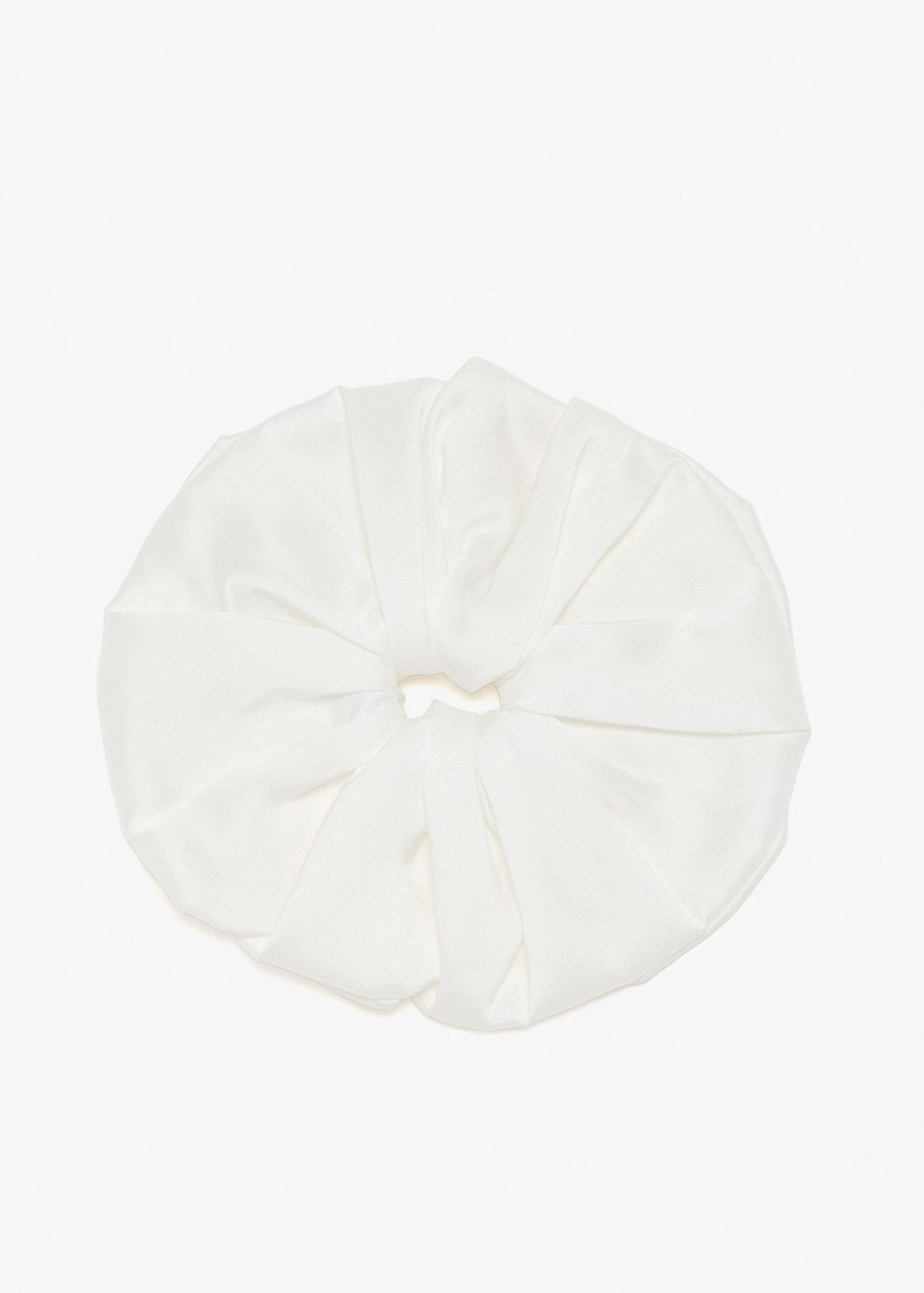 

Organza scrunchie, White