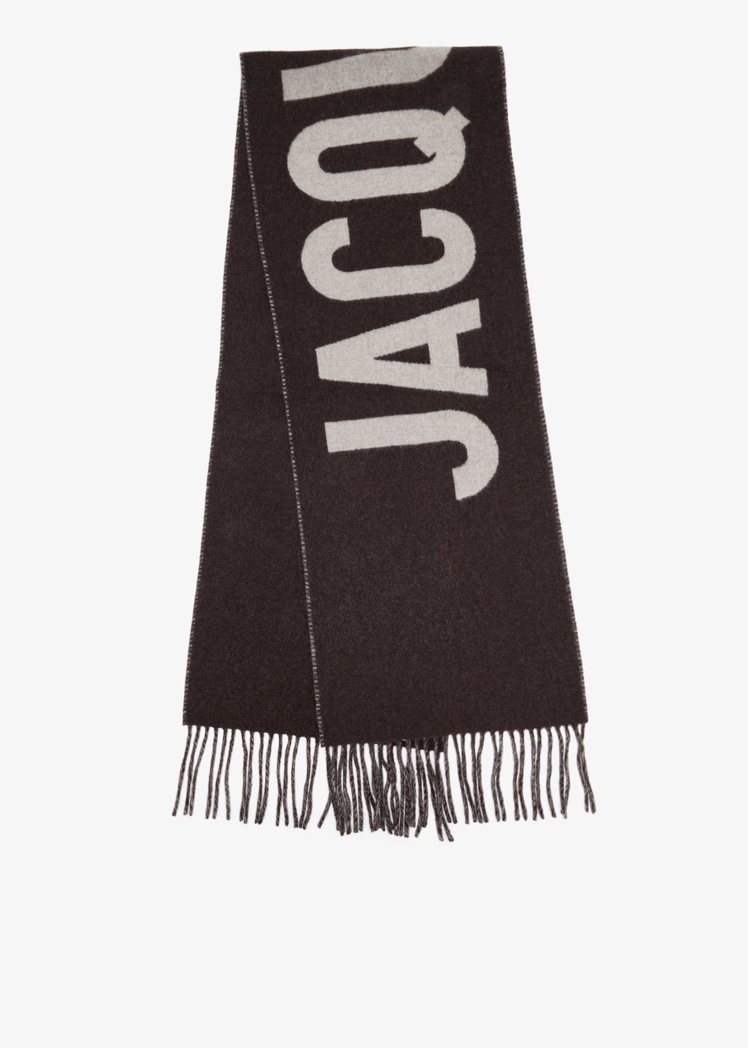 

L'écharpe Jacquemus scarf, Brown