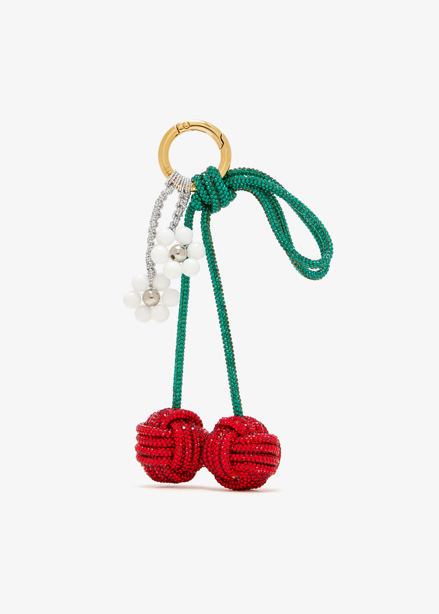 

Cherry bag charm, Red