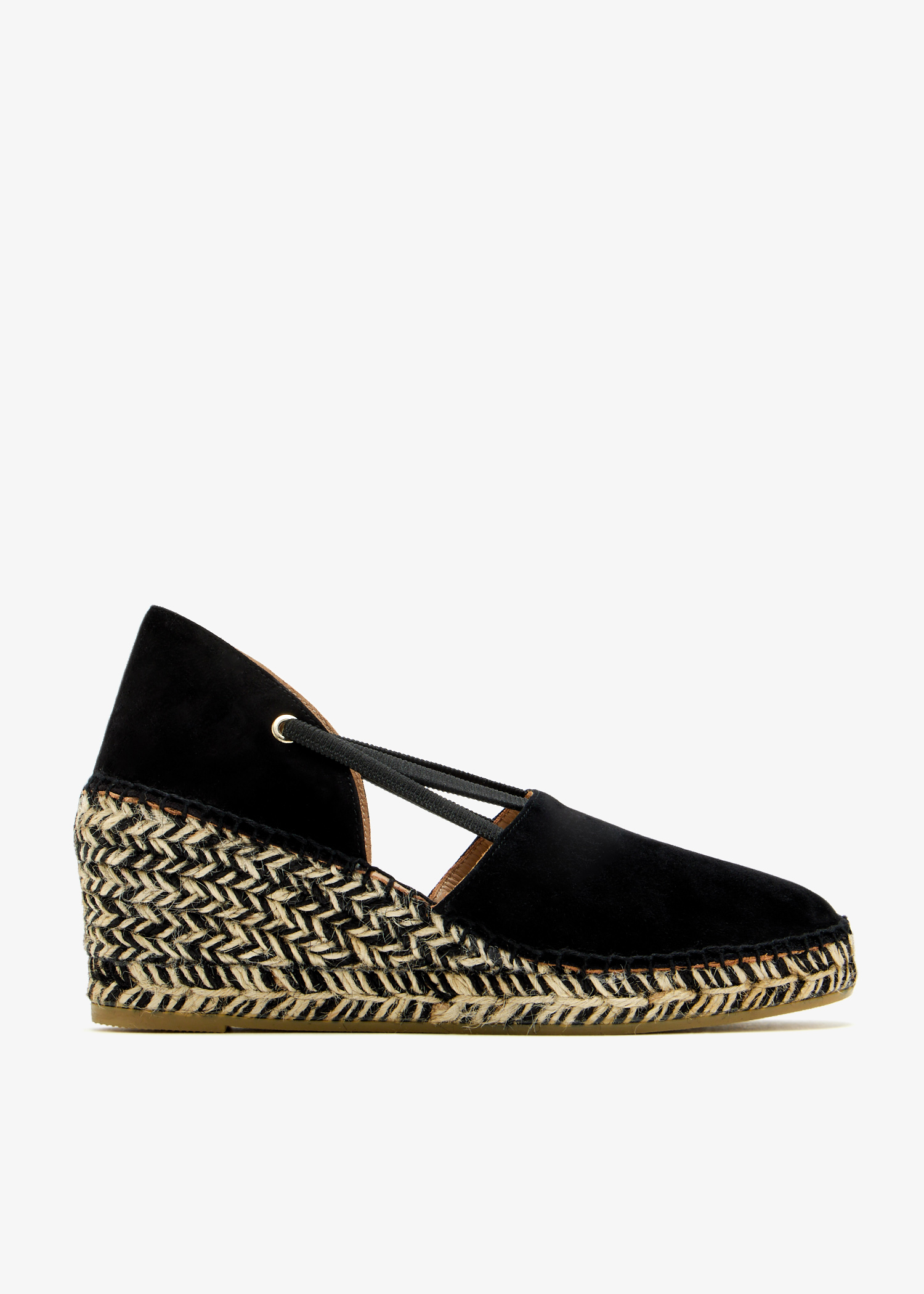 

Alba wedge espadrilles, Black