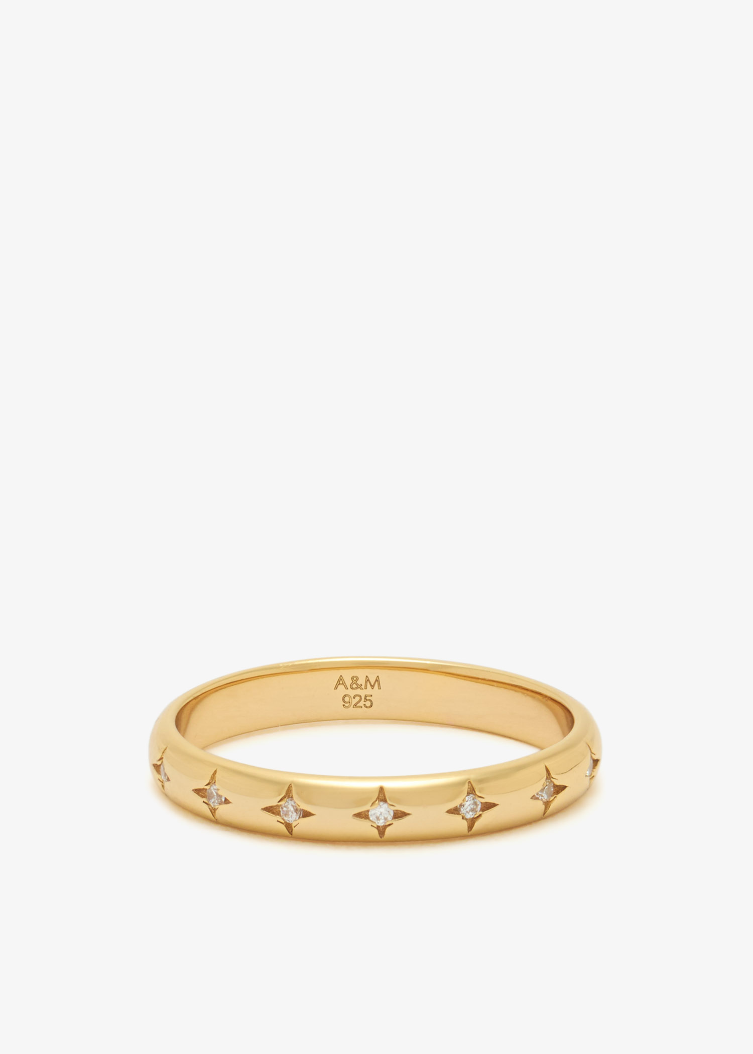 

Cosmic Star band ring, Gold