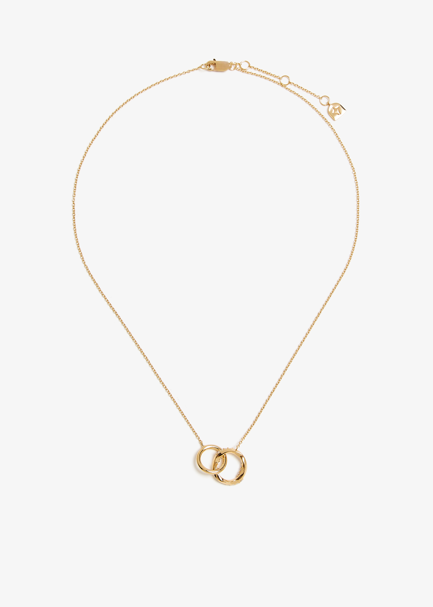 

Orbit Crystal chain necklace, Gold