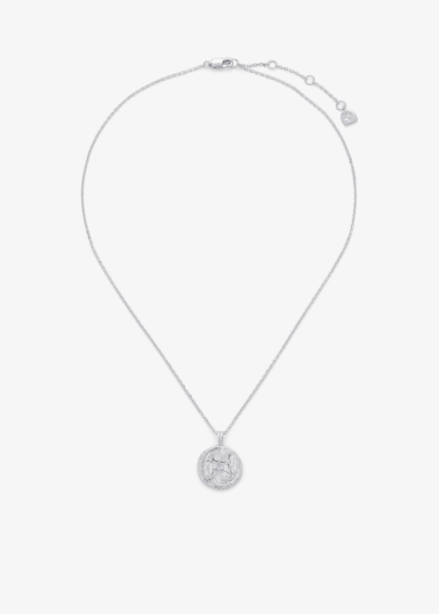 

Virgo Zodiac pendant necklace, Gold