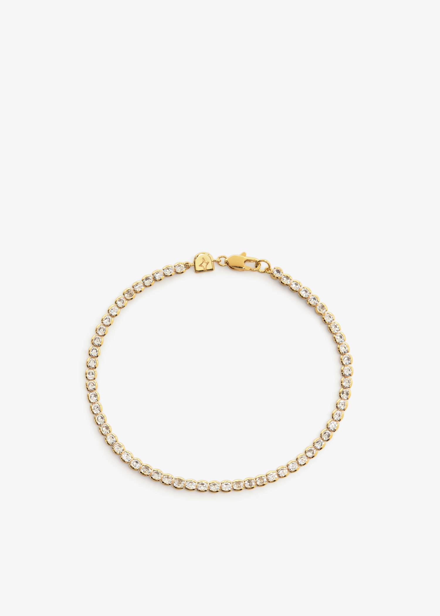 

Gleam Bold tennis chain bracelet, Gold