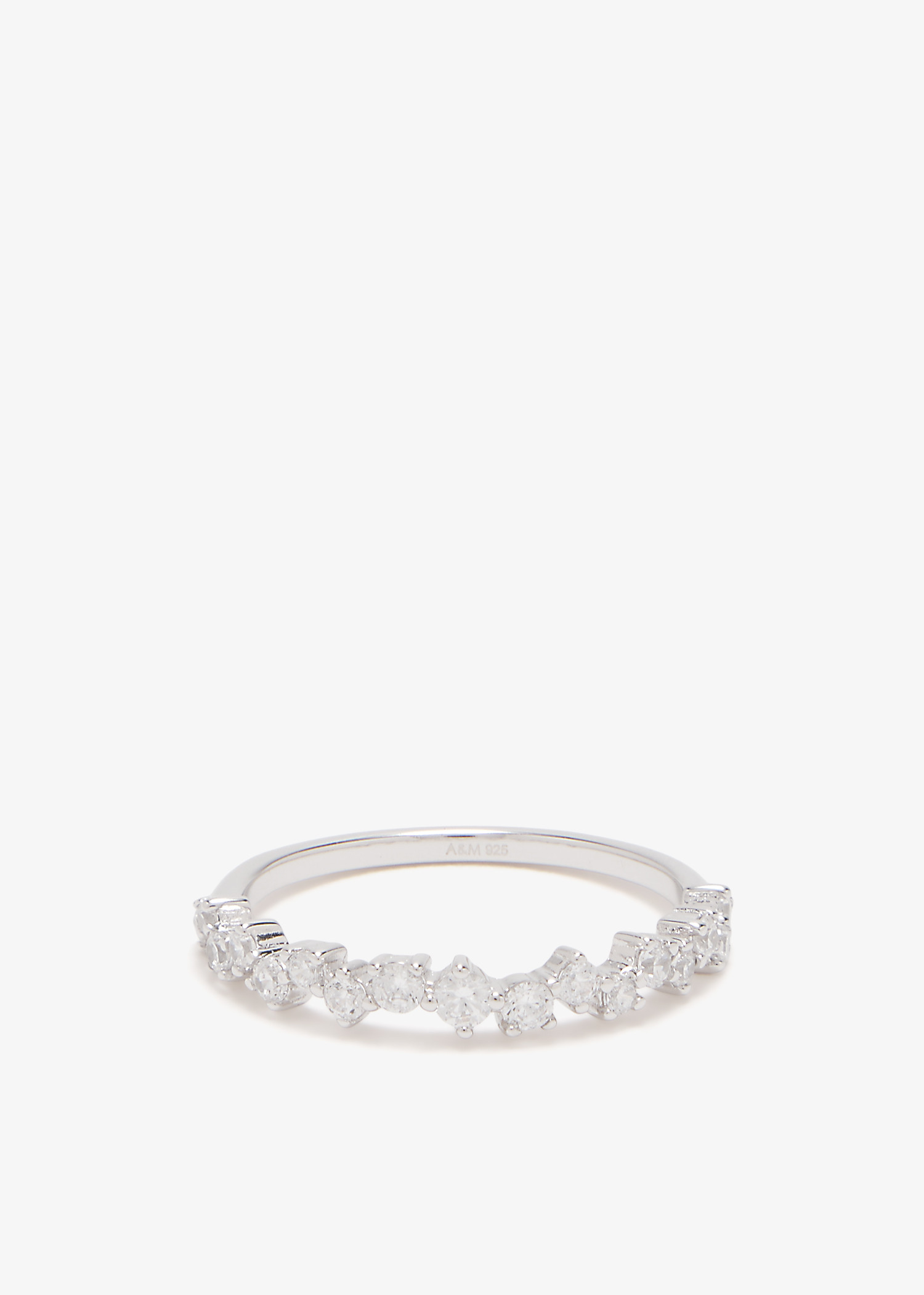 

Crystal ring, Silver