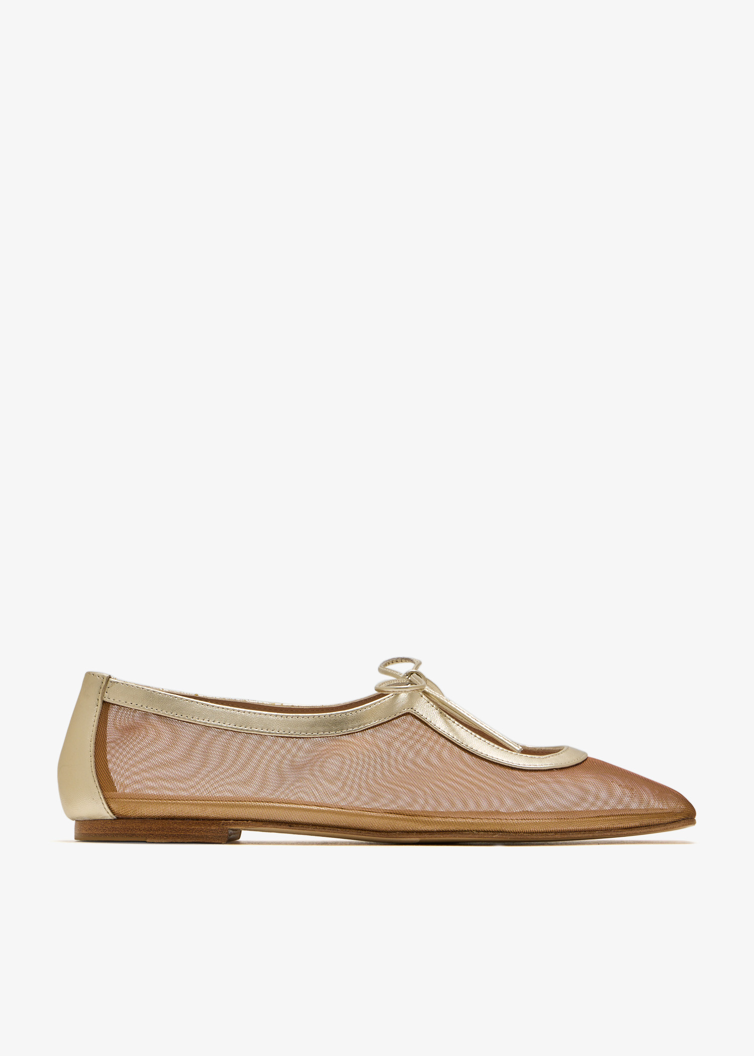 

Amelia ballet flats, Gold