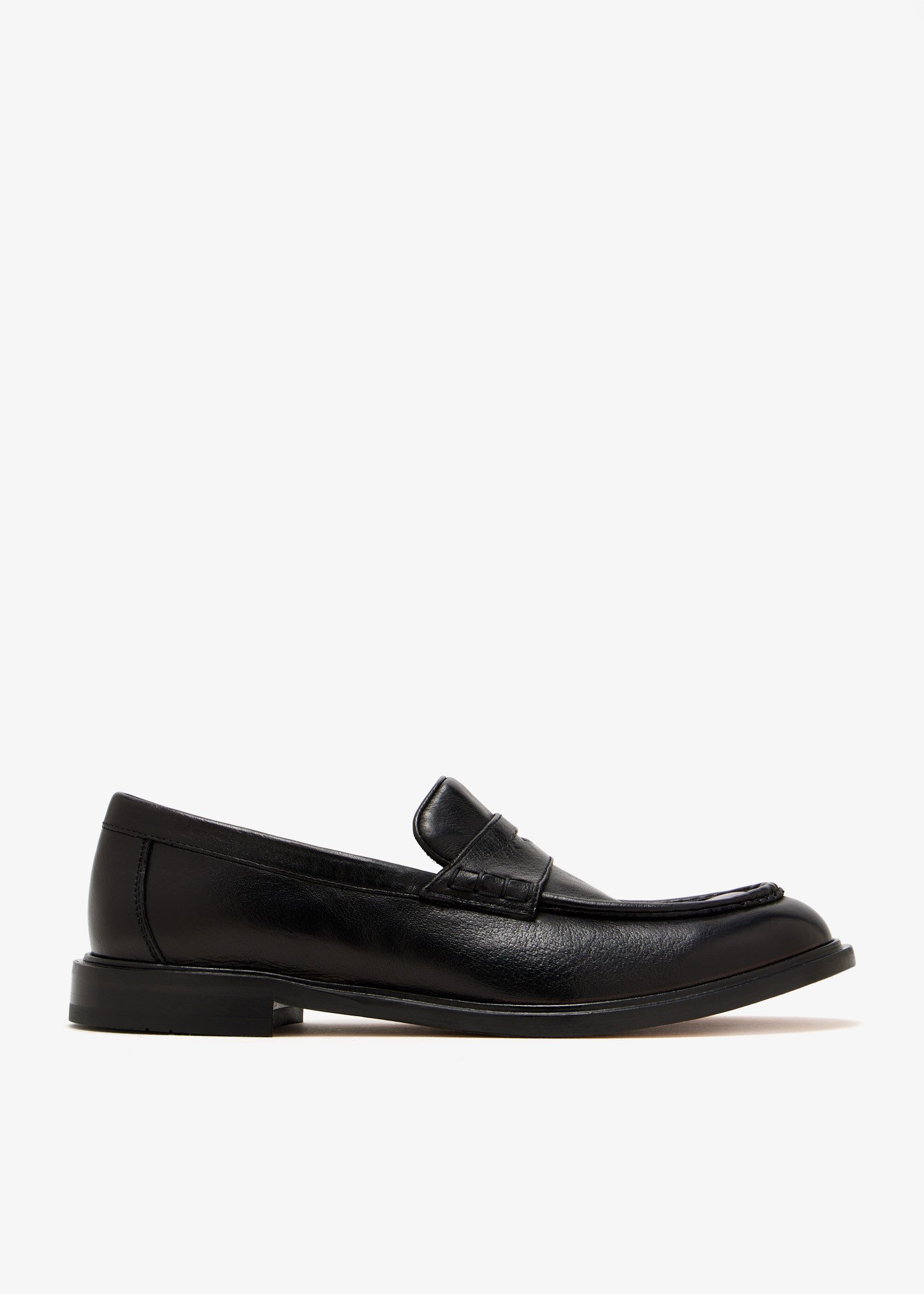 

Leather loafers, Black
