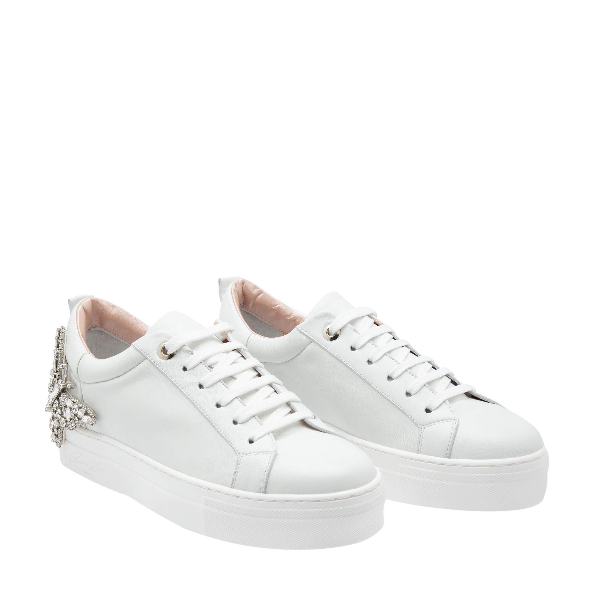 

Rocket embellished sneakers, White