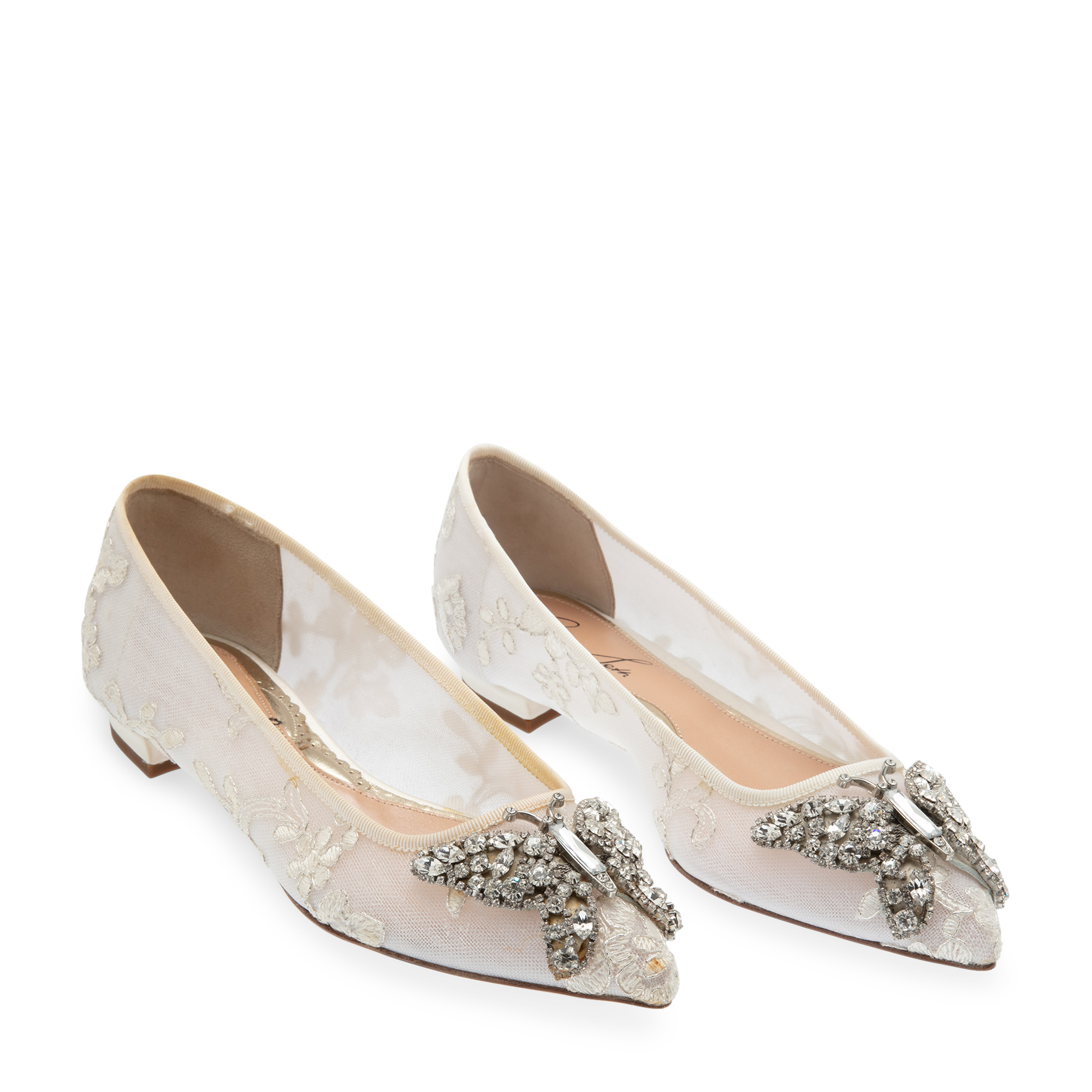 

Eliana ballerina flats, White