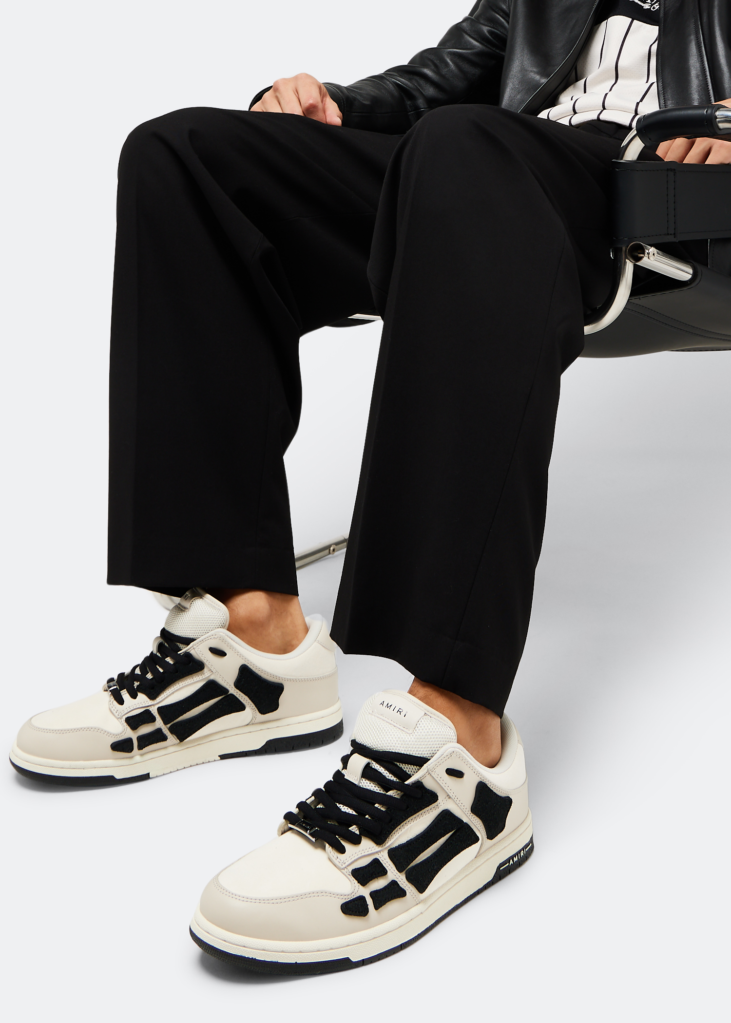 

Chunky Skel low-top sneakers, White