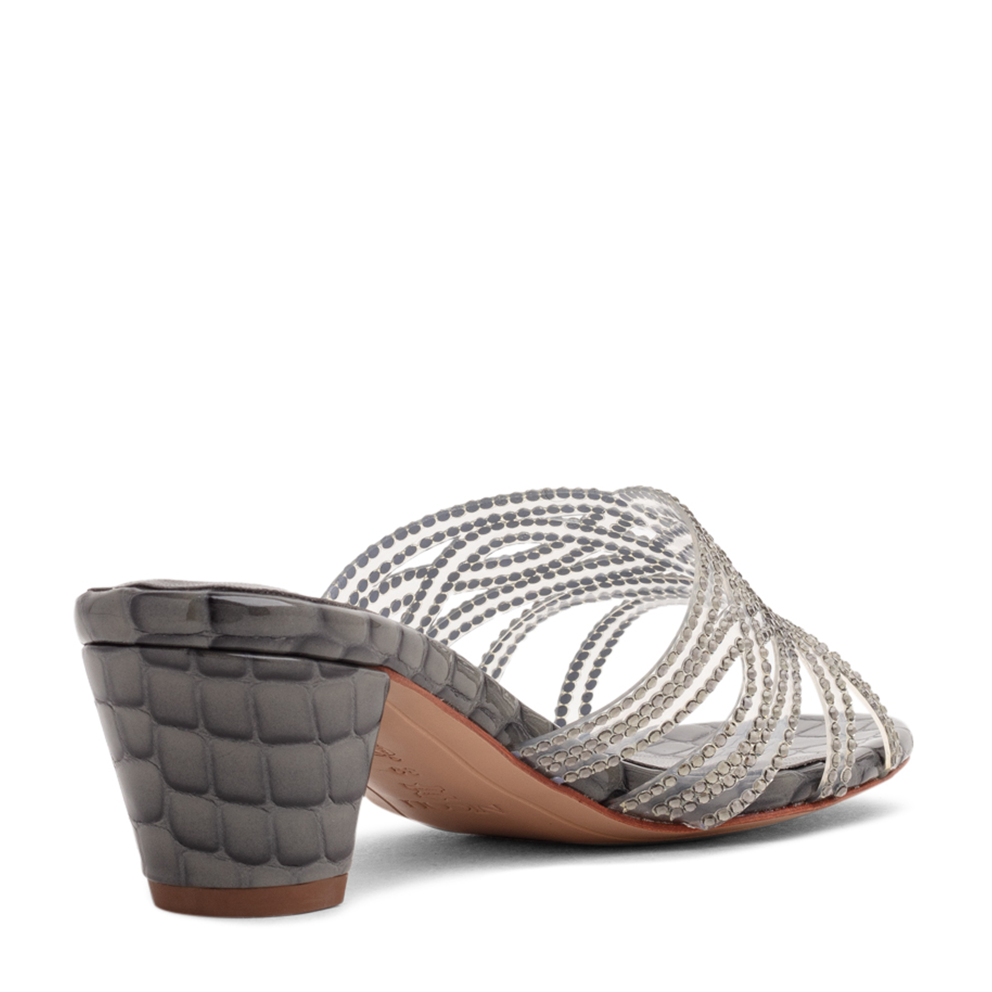 

Ayn crystal sandals, Grey